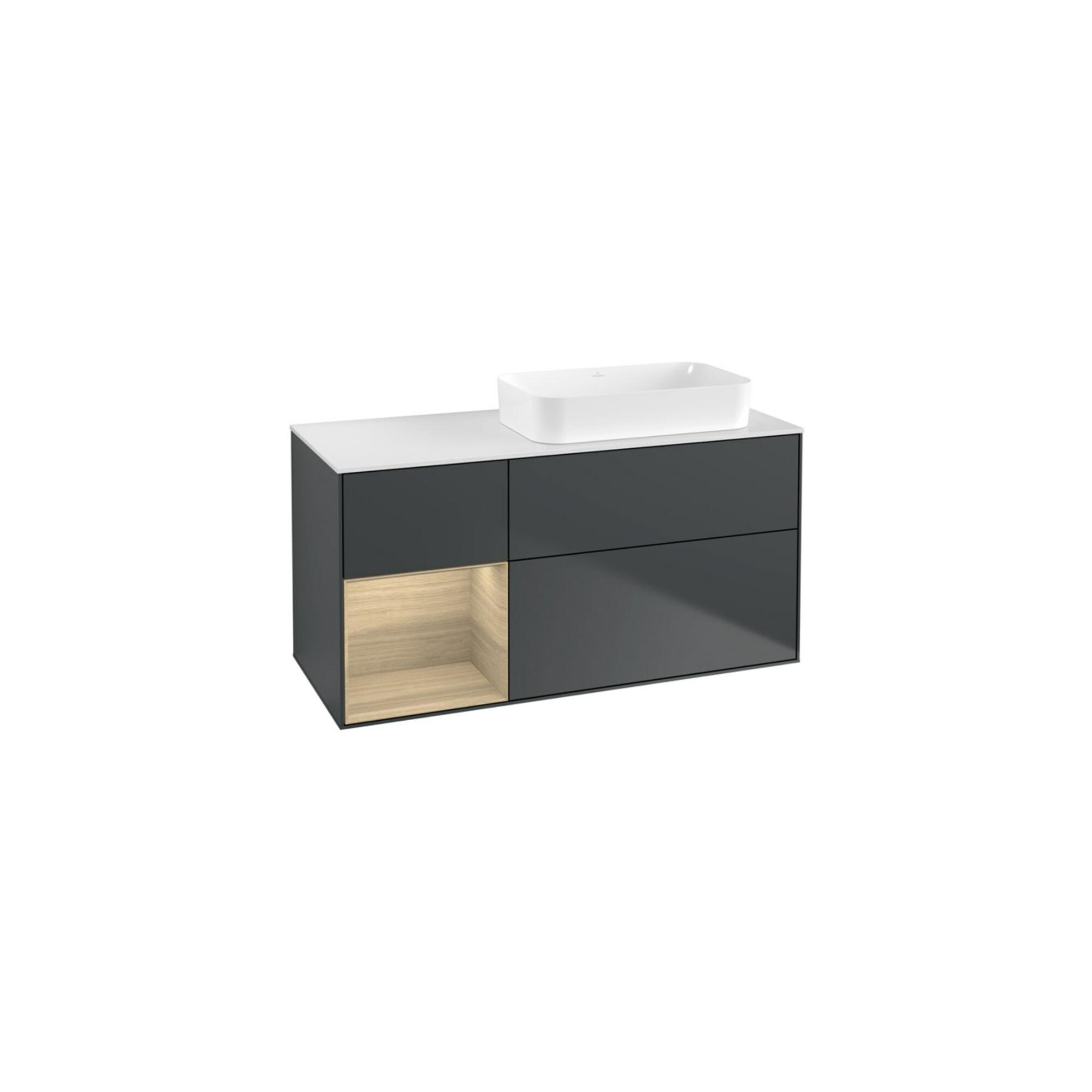 V&B Waschtischunterschrank Wandbeleuchtung Finion 120X60 Cm, Reg Li Oa Ven, Md Bl. M Lac ; Villeroy & Boch (G681PCHG)
