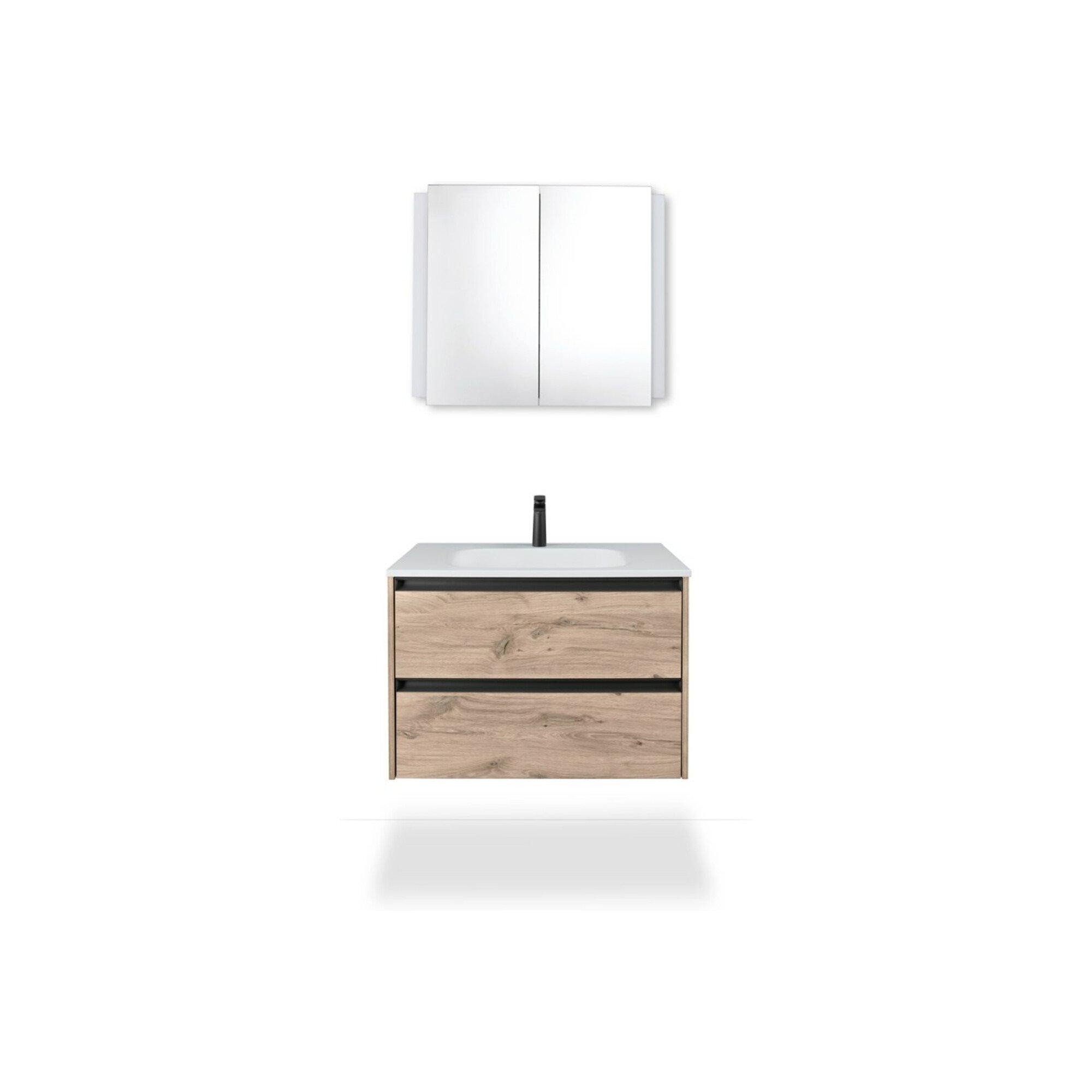 Duravit Spiegelschrank Ketho.2 Led, We, 80X15,7X70Cm, M Waschp.-Bel. (K27136000000010)