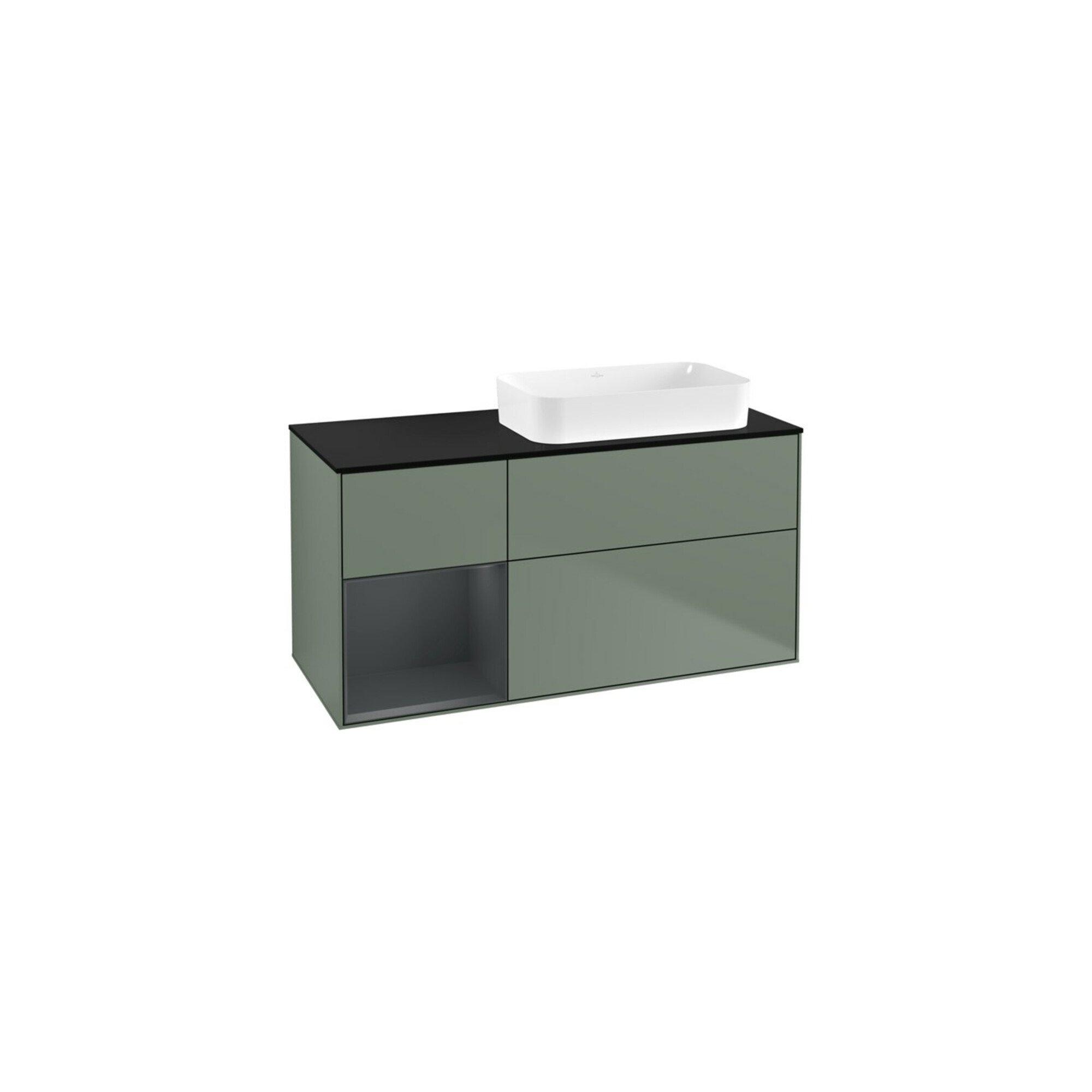 V&B Waschtischunterschrank Wandbeleuchtung Finion 120X60 Cm, Rg L Md Bl. M Lac, Oli. M Lac ; Villeroy & Boch (G682HGGM)