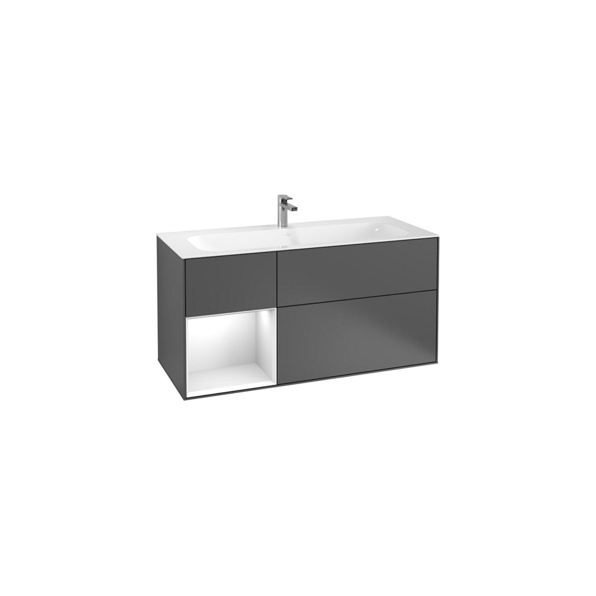 V&B Waschtischunterschrank Finion 119,6X59,1Cm, Rg Li Si Gr M Lac, Wal Ven ; Villeroy & Boch (F060HJGN)