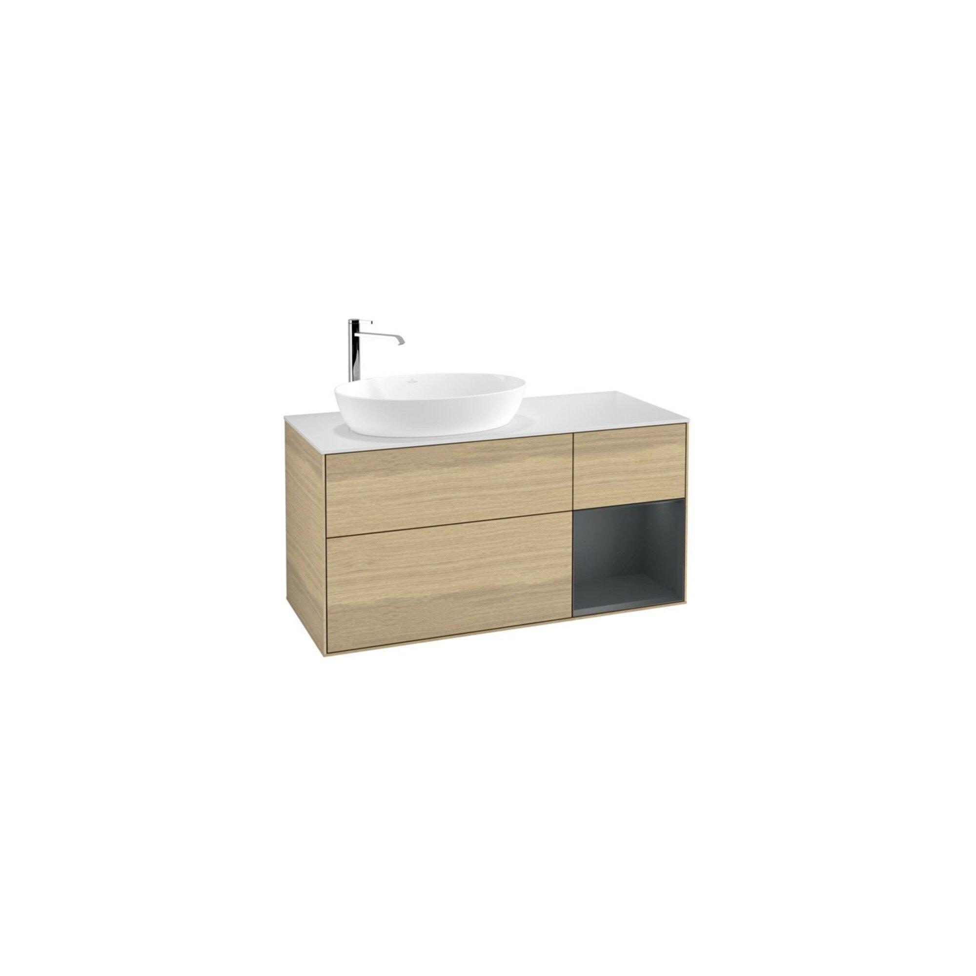 V&B Waschtischunterschrank Wandbeleuchtung Finion 120Cm, Pl Wh. M, Reg Md M Lac, Oa Ven ; Villeroy & Boch (G931HGPC)