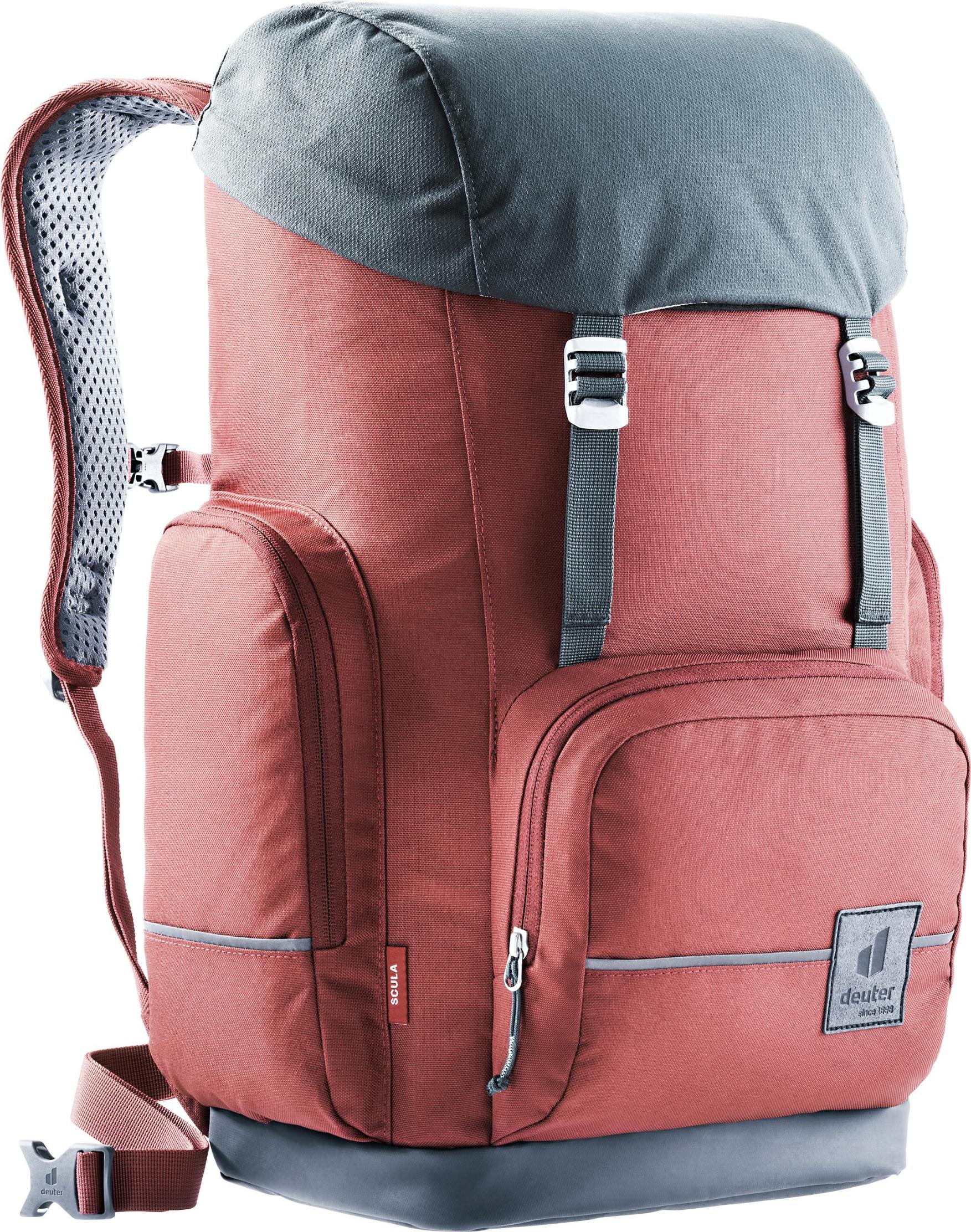 Zaino Scuola Deuter Scula Legno Rosso-Grafite