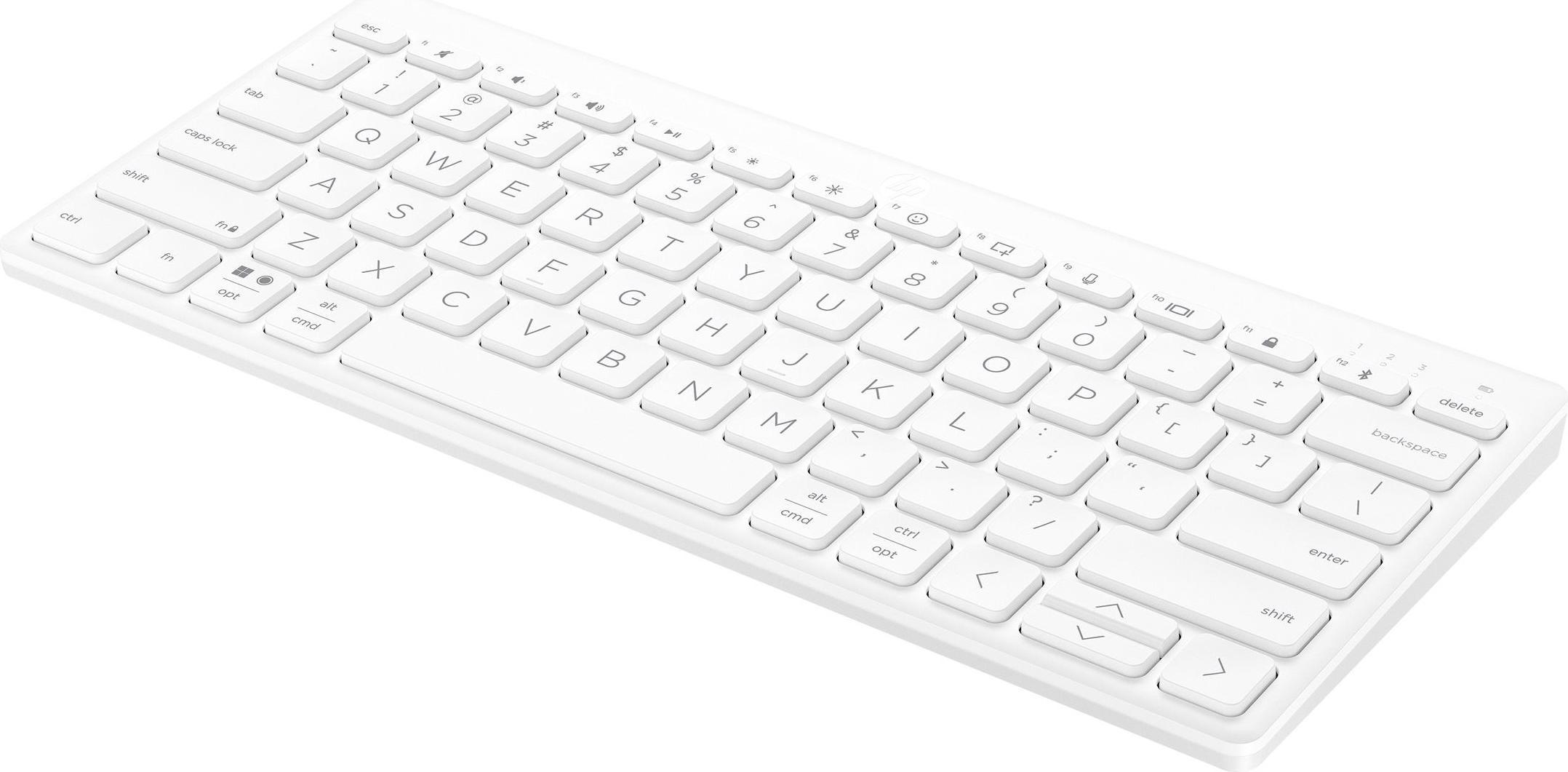 Hp Tastatur 350 Compact Multi-Device Bluetooth Weiß