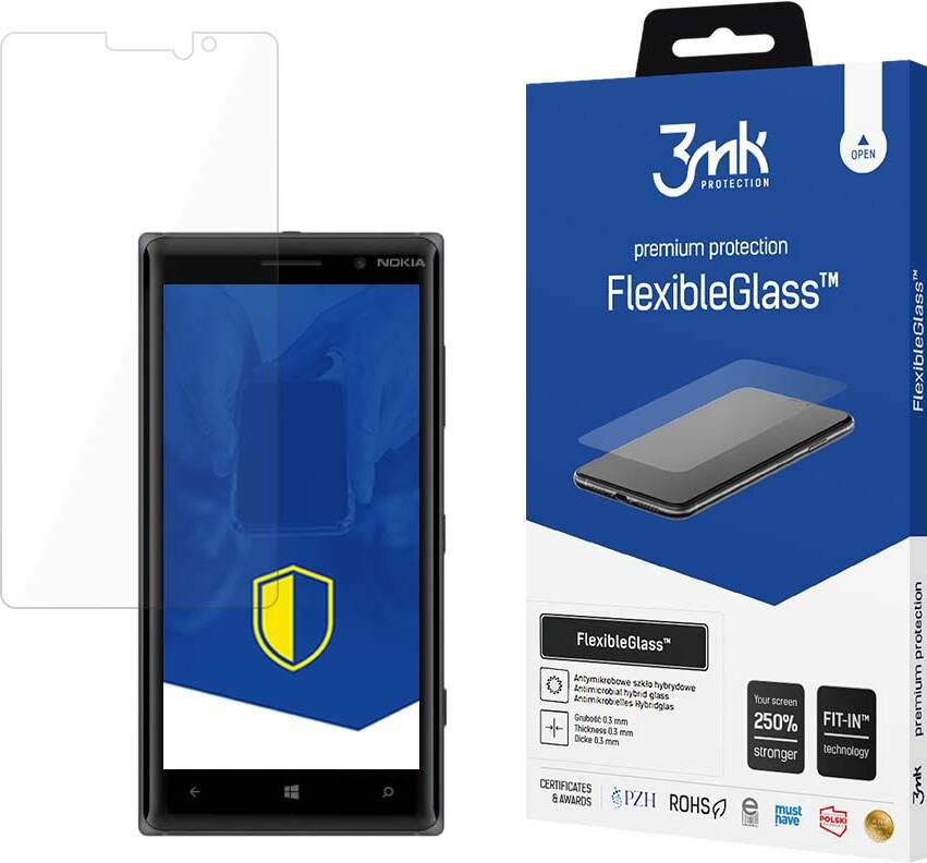 Nokia Lumia 830 Vetro - Vetro Flessibile 3Mk