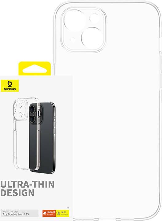 Phone Case For Iphone 15 Baseus Os-Lucent Series (Clear)
