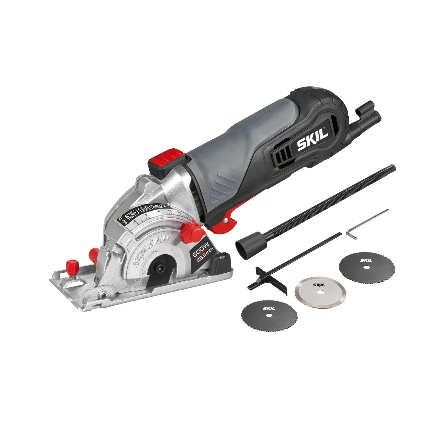 Skil Mini-Handkreissäge 5330 AA 600W 28,5mm mit Sägeblatt Diamanttrennscheibe