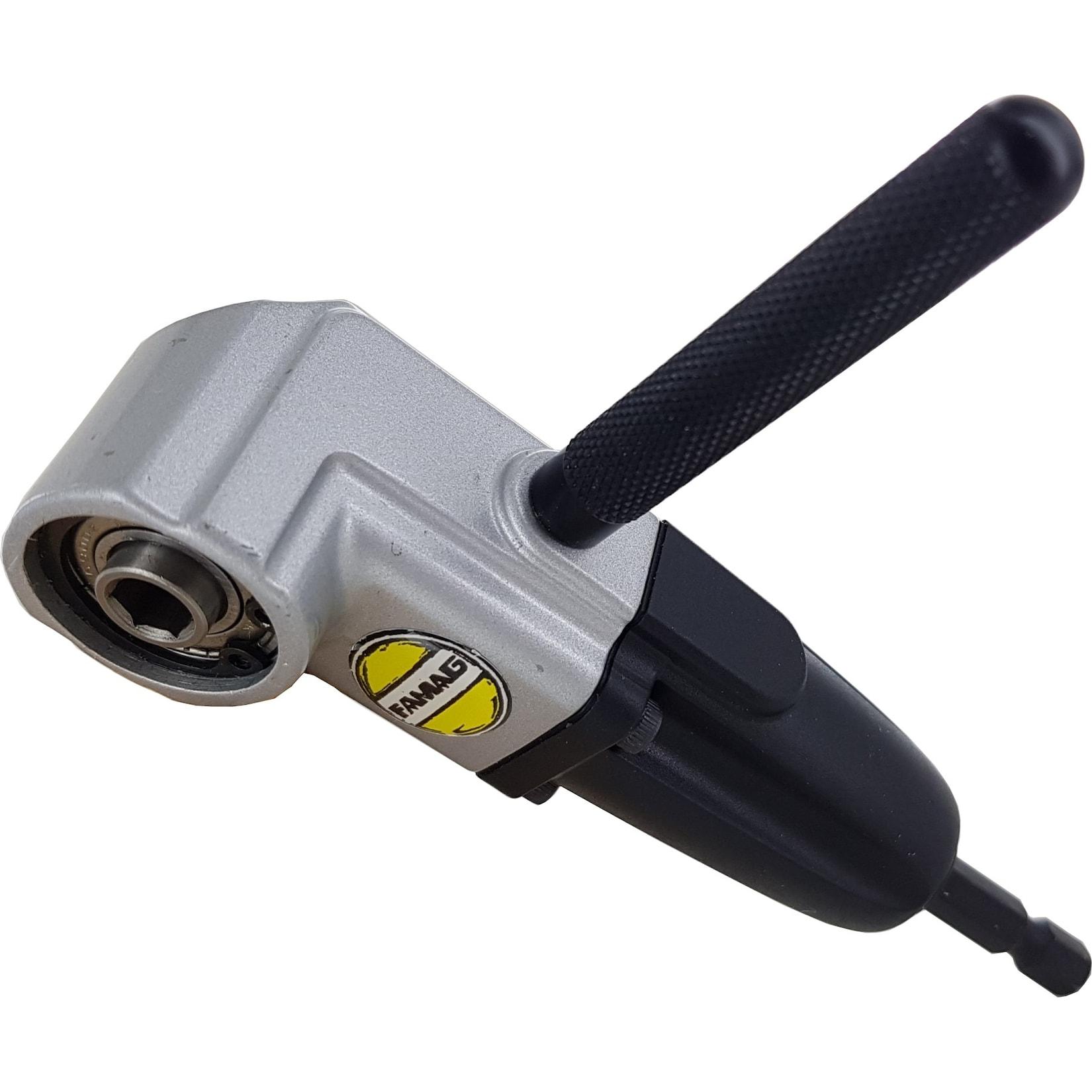 Famag Winkelschraubvorrichtung (für 1/4Ã??? Bohrer, Schraubwinkel 90°, Hähe 40 mm)