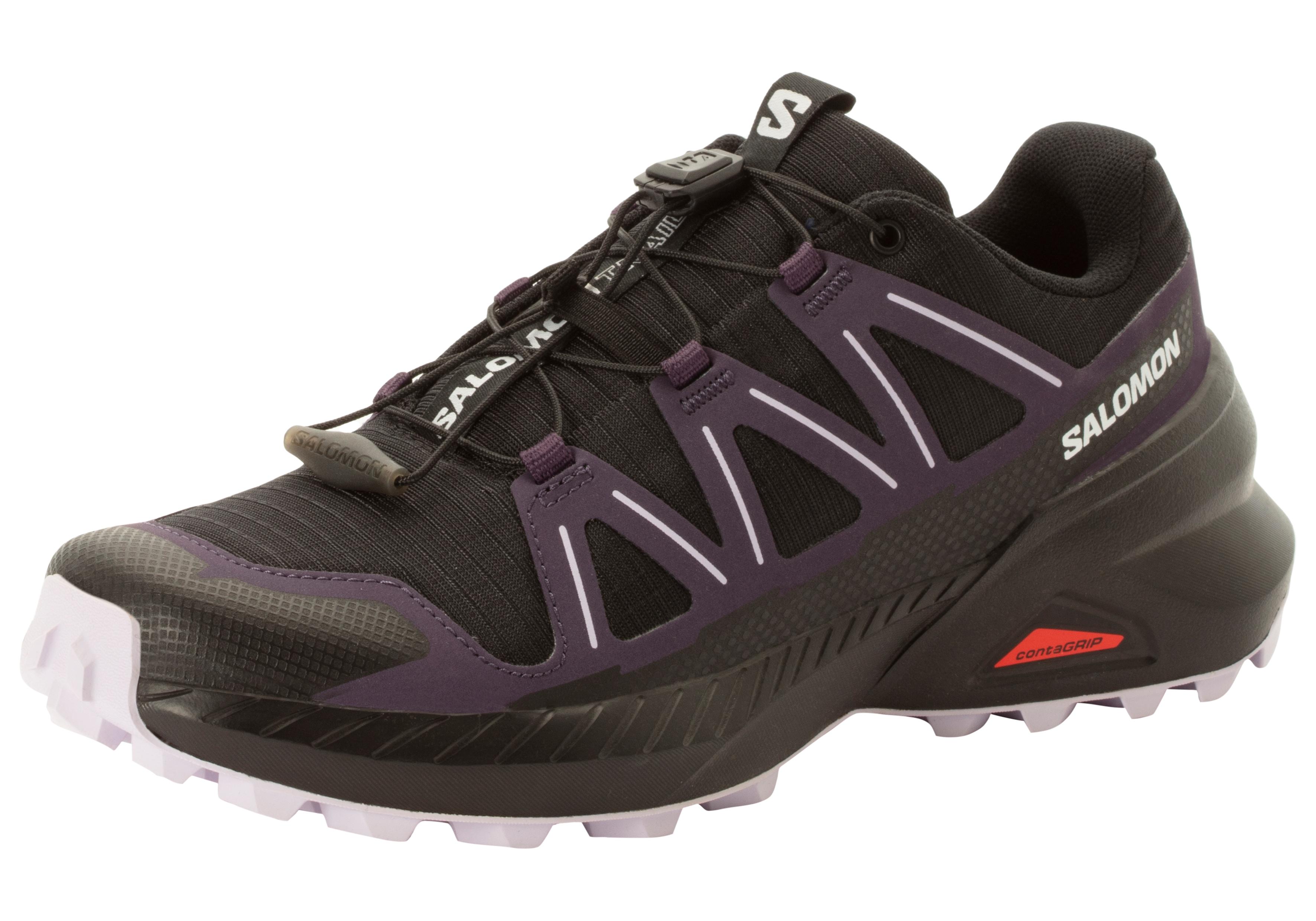 Laufschuh Salomon "Speedcross Peak", Damen, Gr. 42,5, Schwarz, Synthetik, Textil, Schuhe Laufschuh