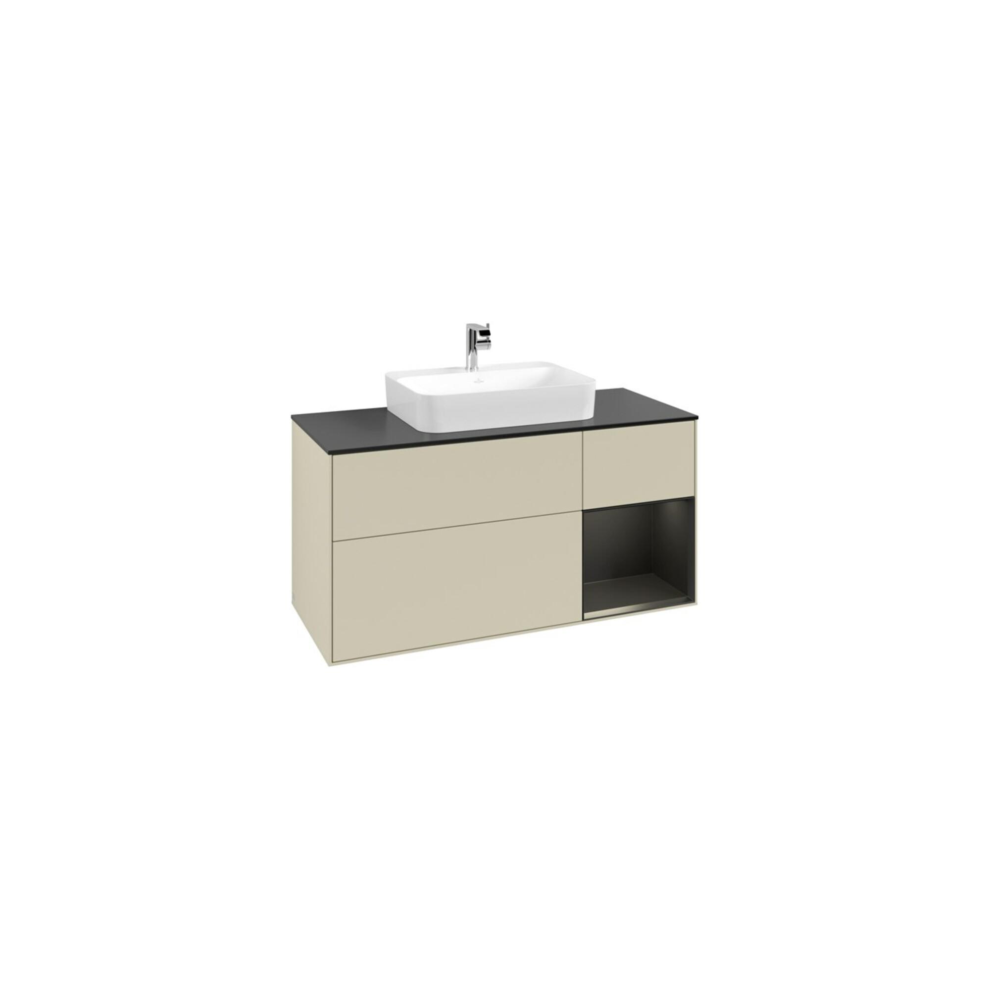V&B Waschtischunterschrank Finion 120Cm, Pl B M, Rg R B M Lac, Si Gr M Lac ; Villeroy & Boch (F422PDHJ)