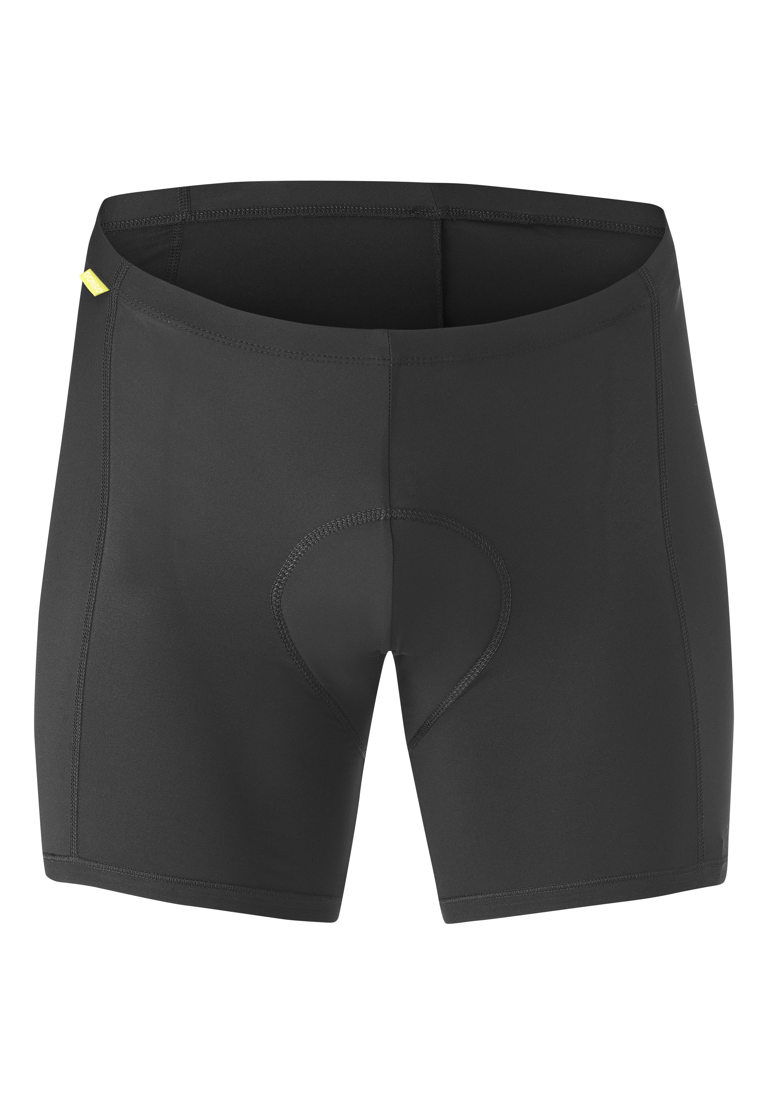 Fahrradhose Gonso "Base Pants M", Herren, Gr. 3XL, NormalgrößEn, Schwarz, 92% Polyamid, 8% Elasthan, Hosen Fahrradhose, Herren Fahrradunterhose, Atmungsaktive Radhose, Sitzpolster, Tight Fit