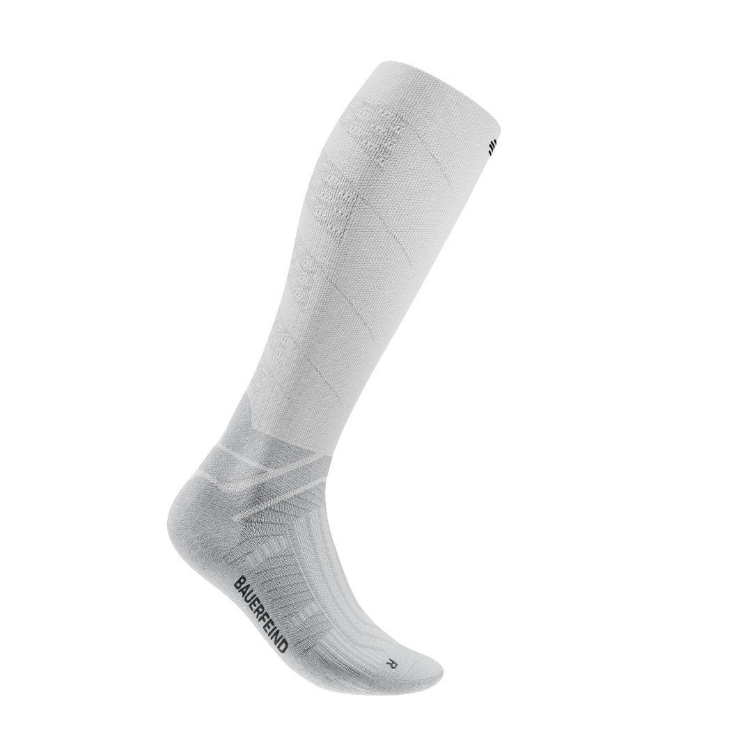 Bauerfeind Sports Damen Run Performance Compression Socks - EU 39-42 weiß
