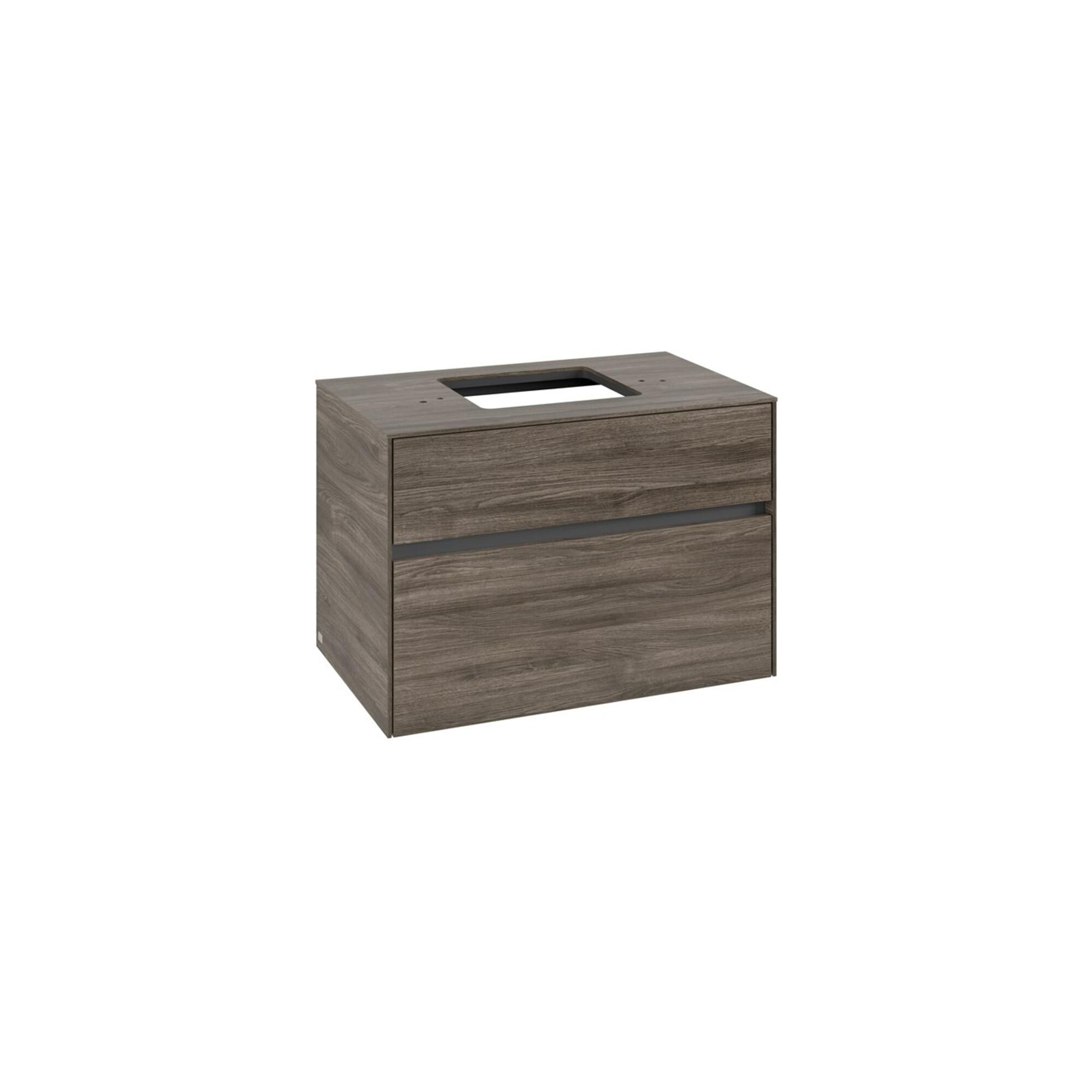 V&B Waschtischunterschrank Collaro 80X54,8X50Cm, Wt Mittig, Stone Oak ; Villeroy & Boch (C12400RK)