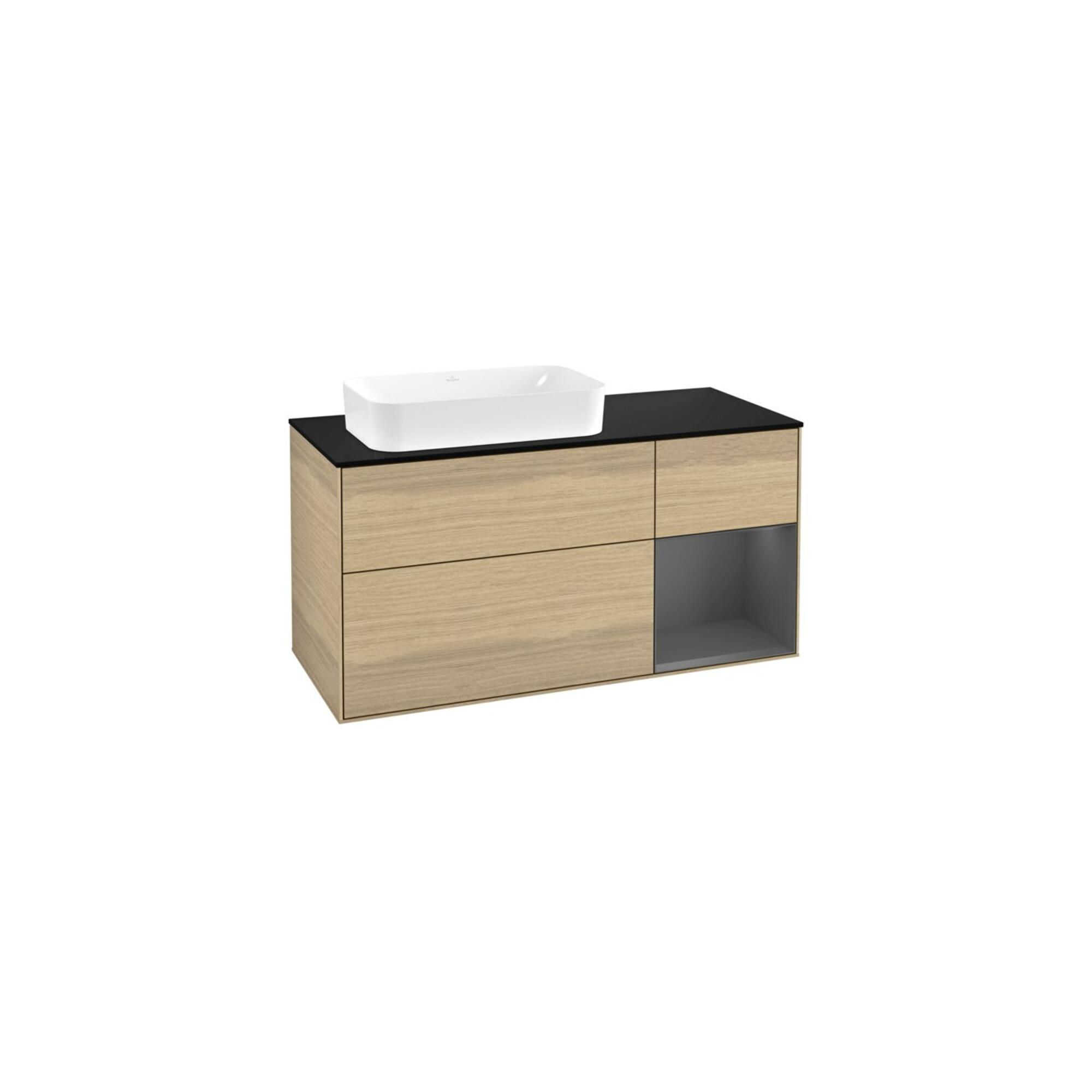 V&B Waschtischunterschrank Finion 120Cm, Pl B M, Reg Re Anthrac. M, Oa Ven ; Villeroy & Boch (F282GKPC)