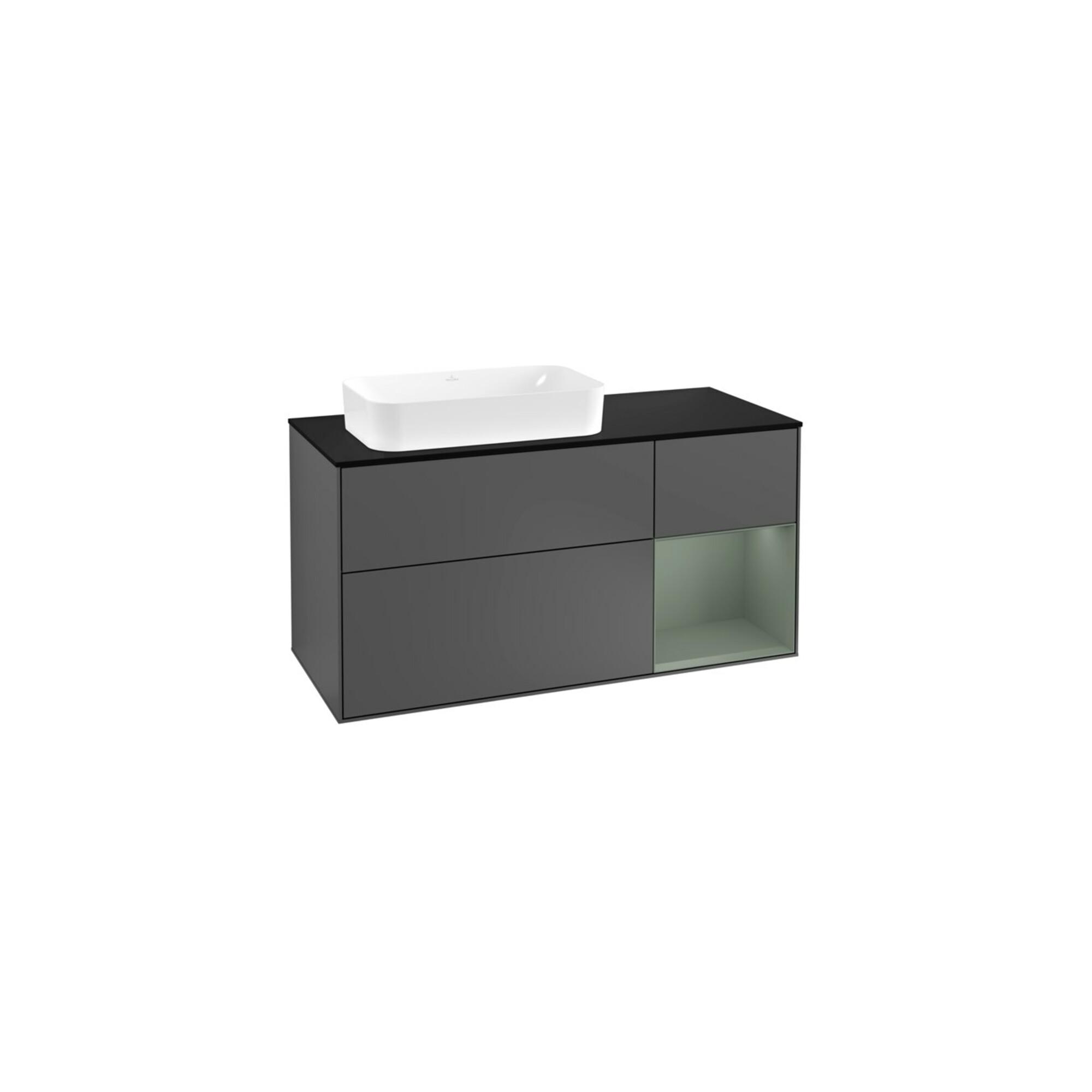 V&B Waschtischunterschrank Finion 120Cm, Pl B M, Rg R Ol M Lac, Anthrac. M ; Villeroy & Boch (F282GMGK)