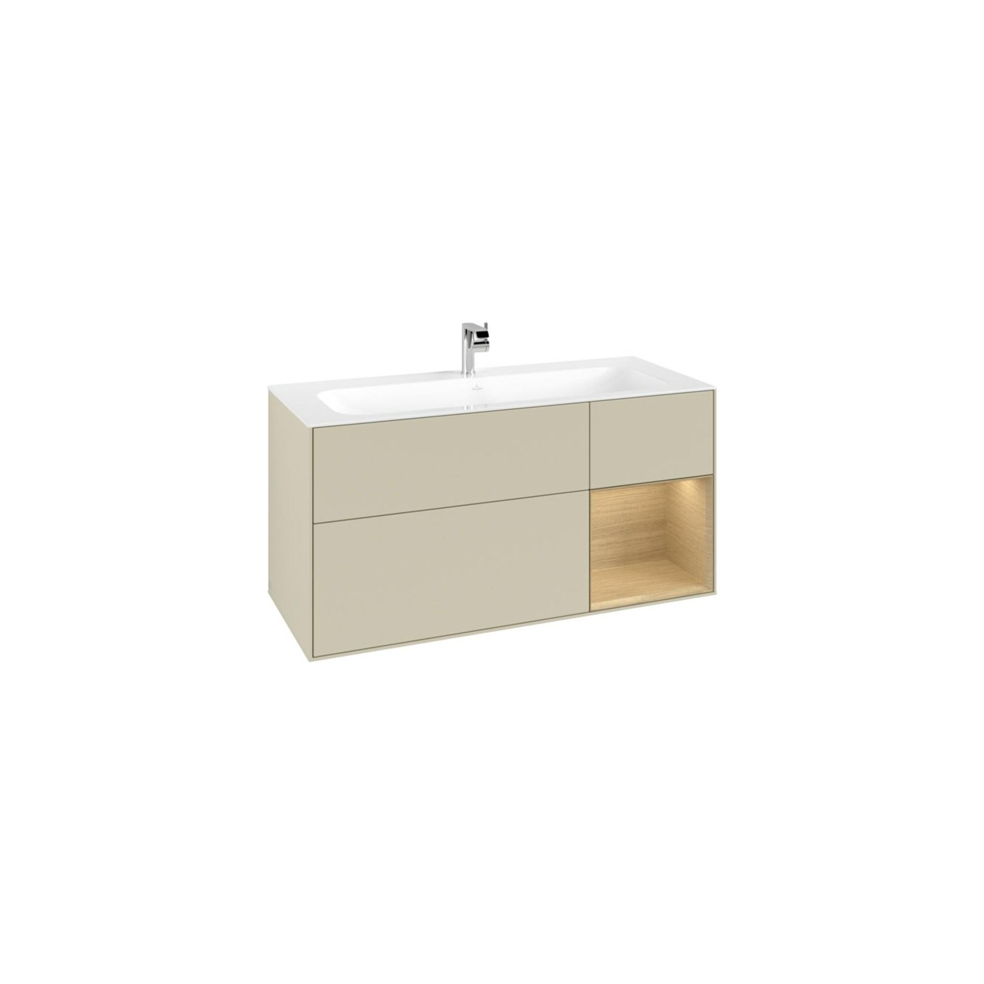 V&B Waschtischunterschrank Finion 119,6X59,1Cm, Reg Re Oa Ven, Si Gr M Lac ; Villeroy & Boch (F070PCHJ)