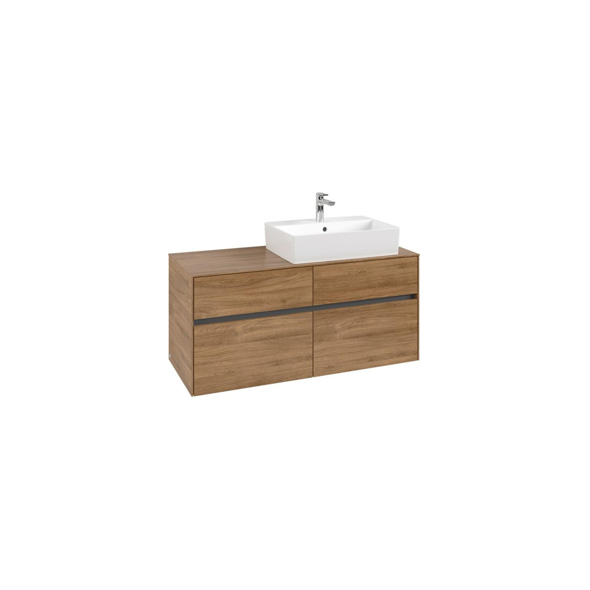 V&B Waschtischunterschrank Collaro 120X54,8X50Cm, Wt Rechts, Kansas Oak ; Villeroy & Boch (C13000RH)