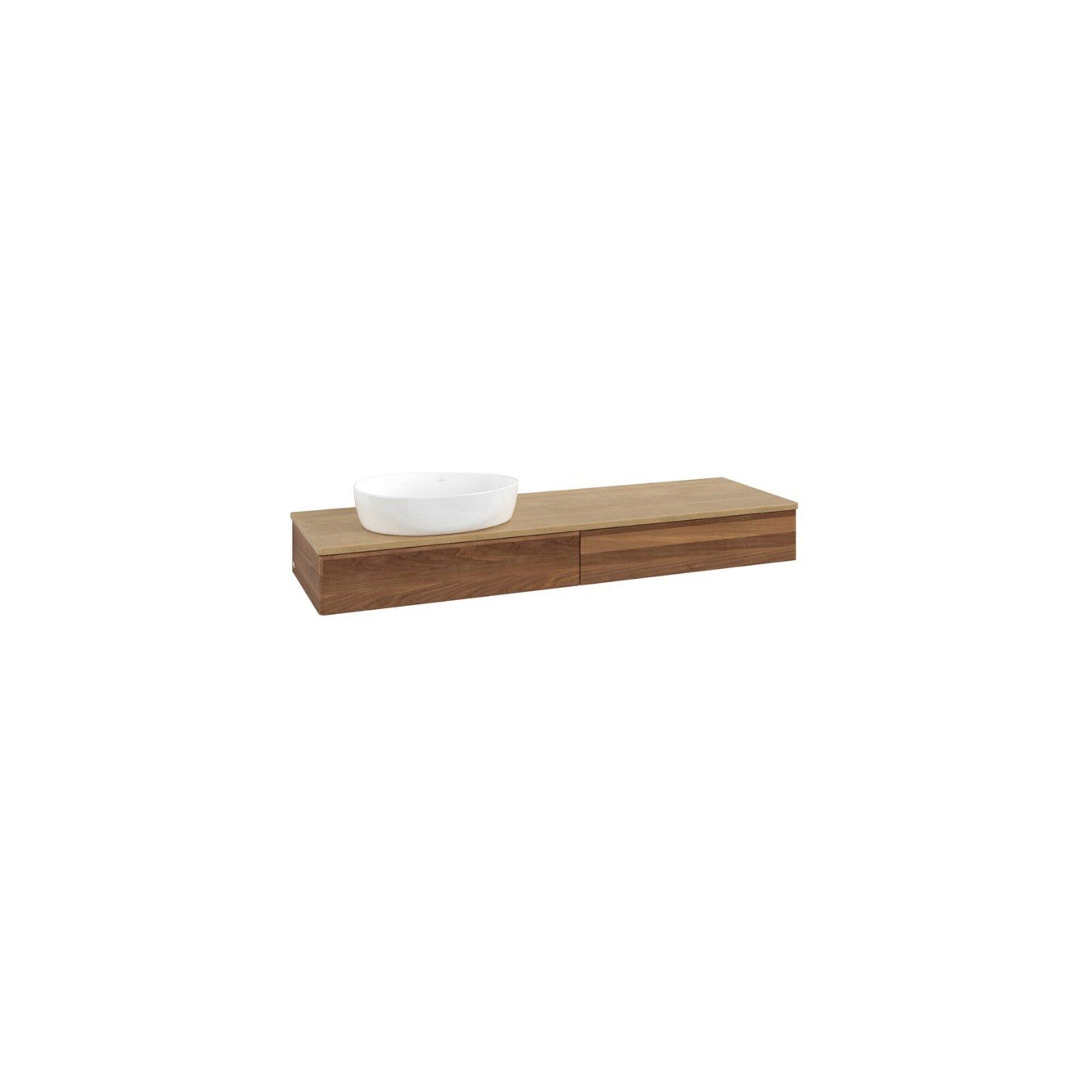 V&B Waschtischunterschrank Ohne Frontstruktur Antao 160X50Cm, Wbp-Farbe Hon. Oa, Warm Walnut ; Villeroy & Boch (K15011HM)