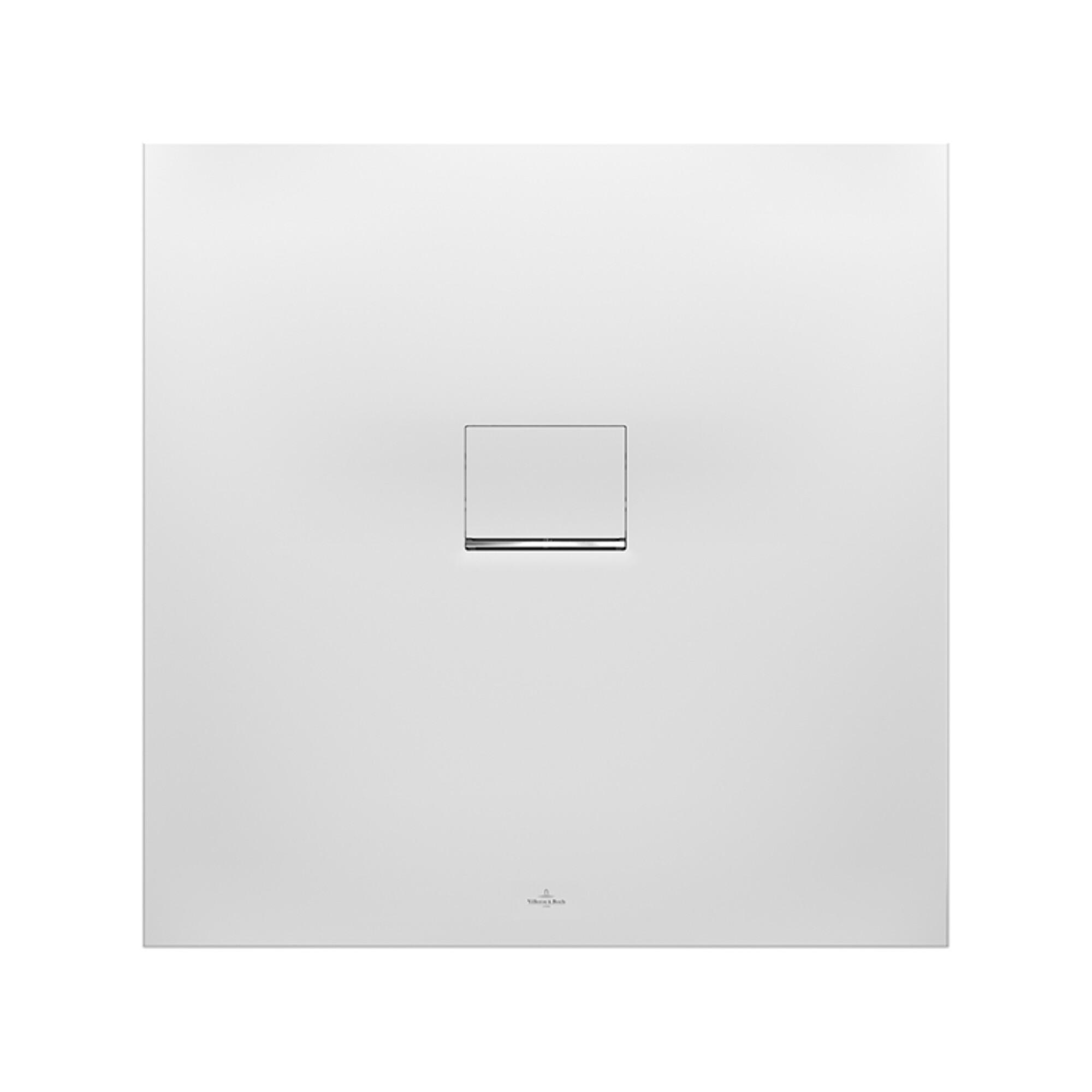 V&B Duschwanne Squaro Infinity 80X80X4Cm, Alm., Eck-Einbau Li Gg Wand ; Villeroy & Boch (UDQ8080SQI1LVAL)
