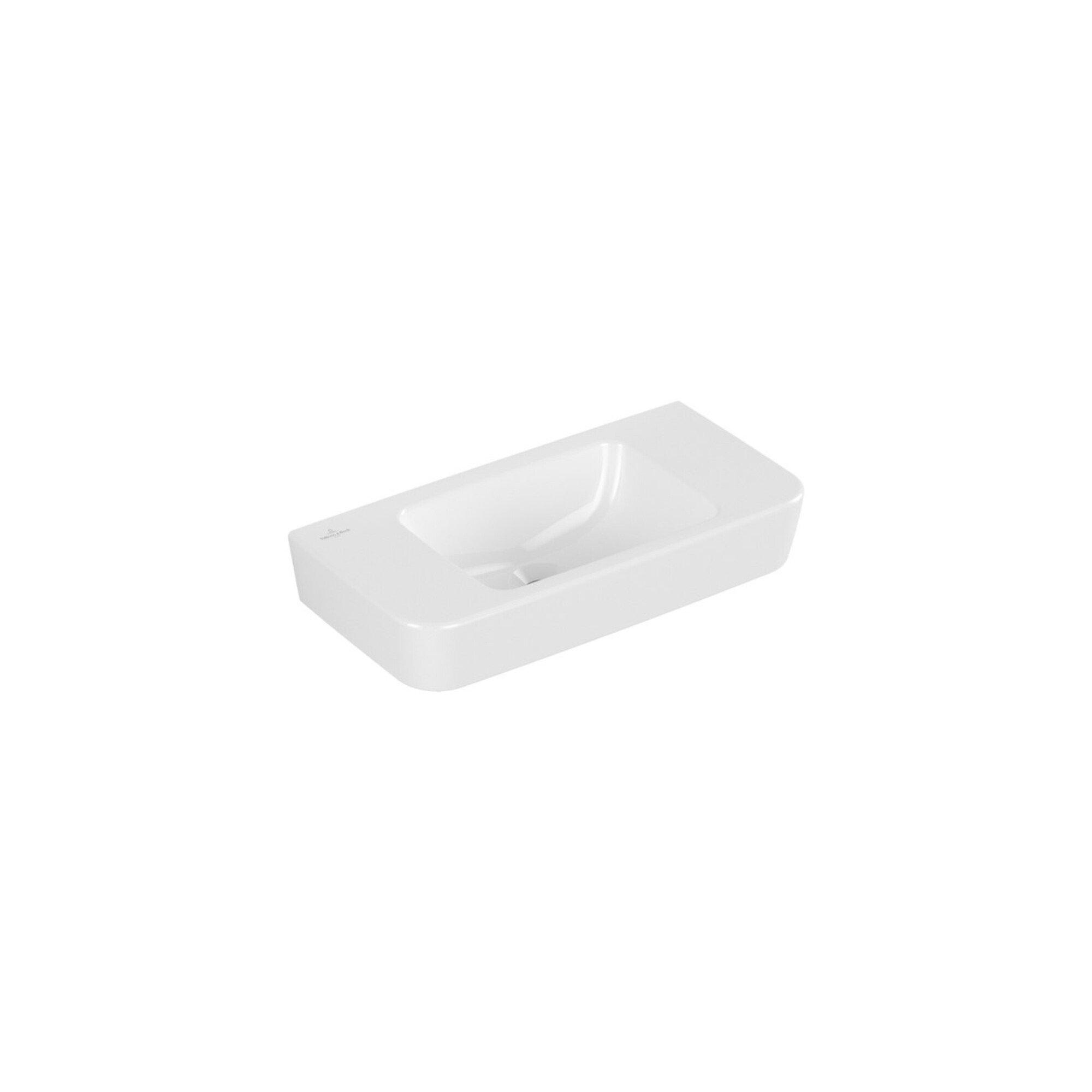 V&B Handwaschbecken O.Novo Compact 50X25Cm, O. ÜL, O. Hl, We Antibac C-Plus ; Villeroy & Boch (434253T2)
