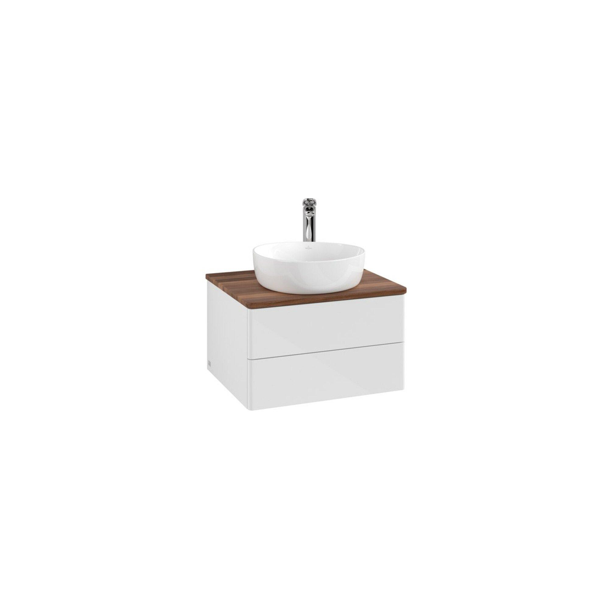 V&B Waschtischunterschrank Ohne Frontstruktur Antao 60X36X50Cm, Hl, Wbp W. Wal, Glo Wh. Lac ; Villeroy & Boch (K18052GF)