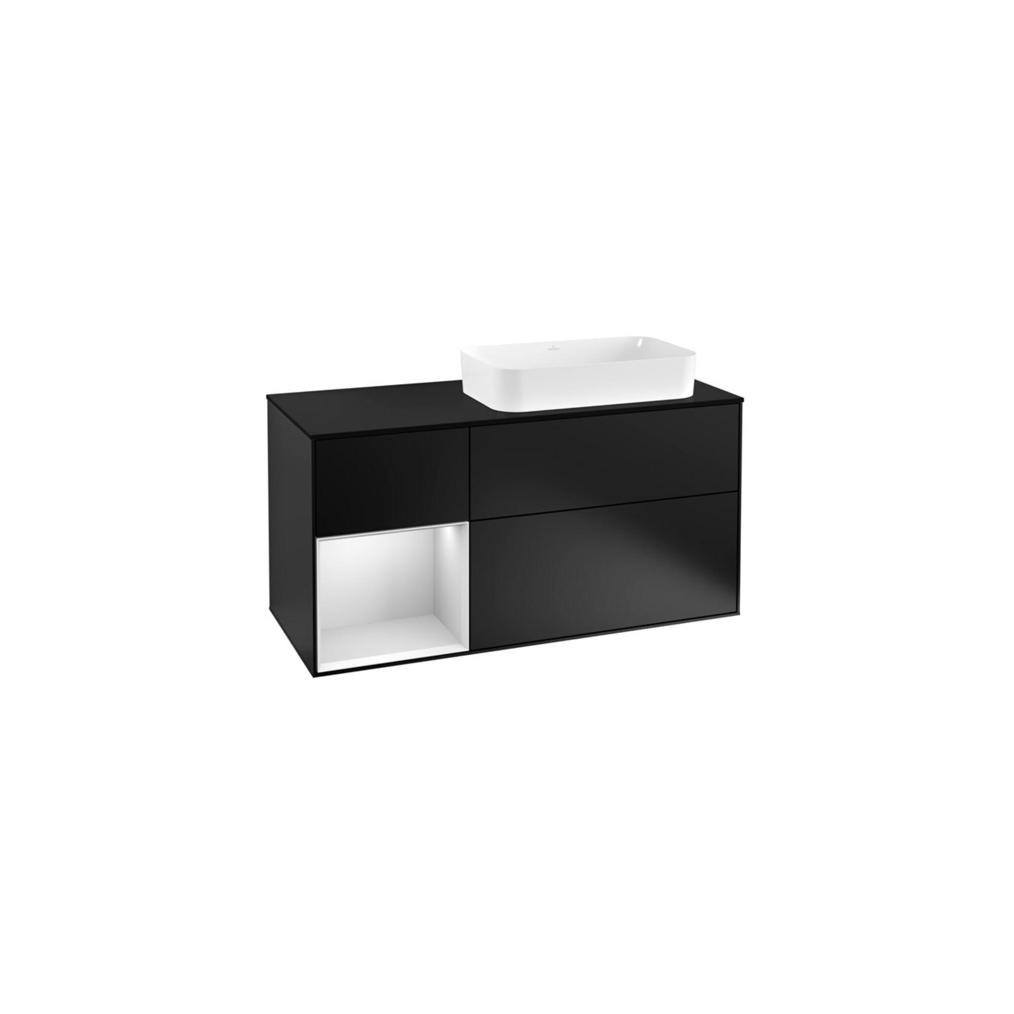V&B Waschtischunterschrank Finion 120Cm, Pl B M, Rg L Wh. M Lac, Bla M Lac ; Villeroy & Boch (F272MTPD)