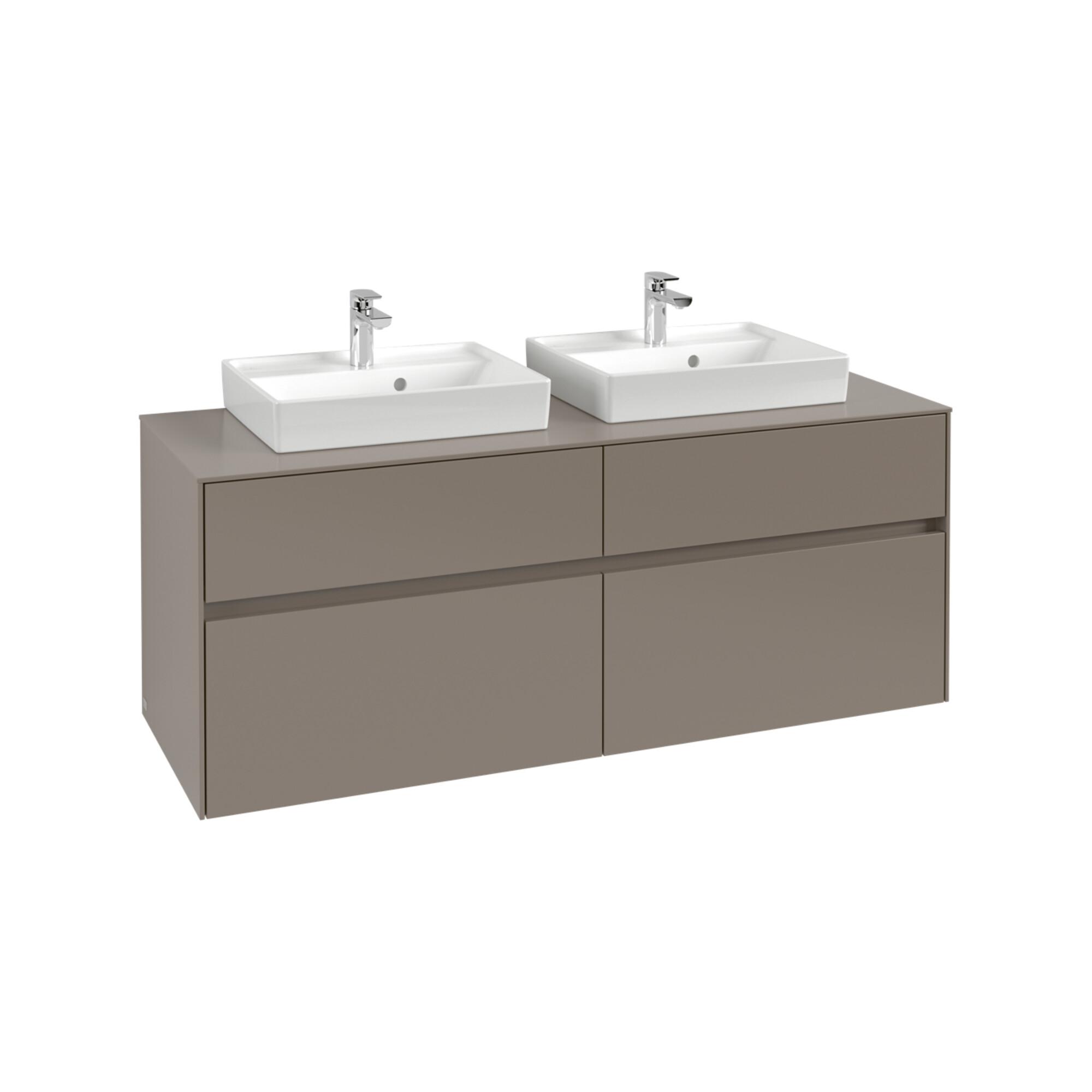 V&B Waschtischunterschrank Collaro 140X54,8X50Cm, F 2 Wt, LED 10 W, Mar Bl. ; Villeroy & Boch (C076B0VQ)