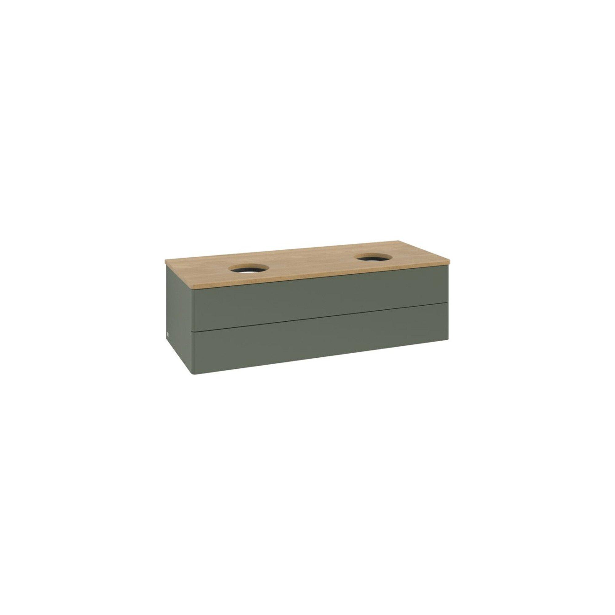 V&B Waschtischunterschrank Ohne Frontstruktur, Mit Beleuchtung Antao 120X36X50Cm, Wbp Hon. Oa, Lea Gre. M Lac ; Villeroy & Boch (L24011HL)
