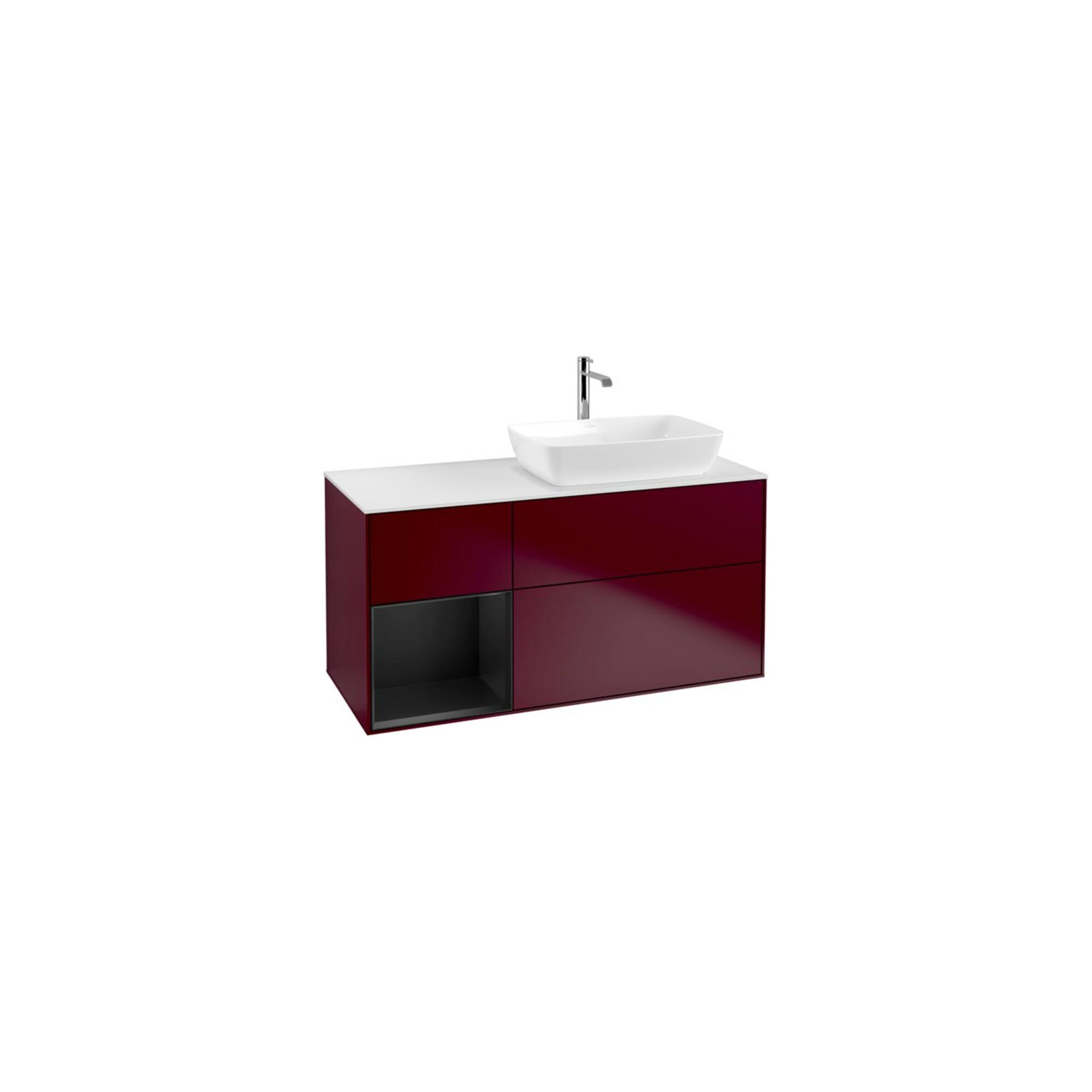 V&B Waschtischunterschrank Wandbeleuchtung Finion 120Cm, Pl Wh. M, Reg Bla M Lac, Peo M ; Villeroy & Boch (G801PDHB)