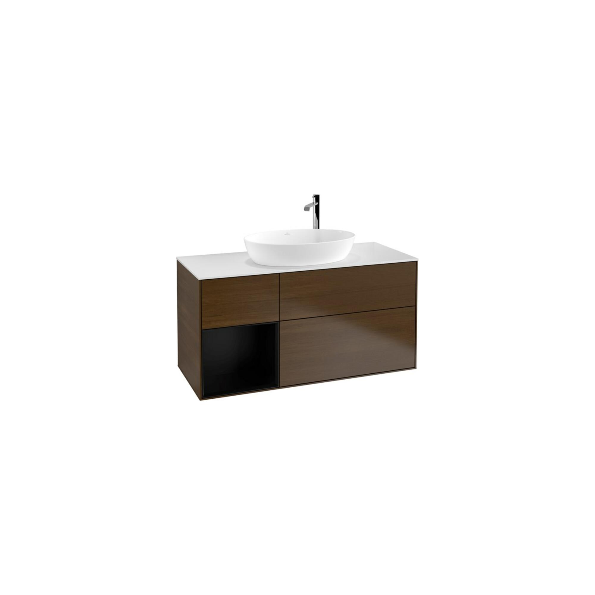 V&B Waschtischunterschrank Wandbeleuchtung Finion 120Cm, Pl Wh. M, Reg Bla M Lac, Wal Ven ; Villeroy & Boch (G941PDGN)