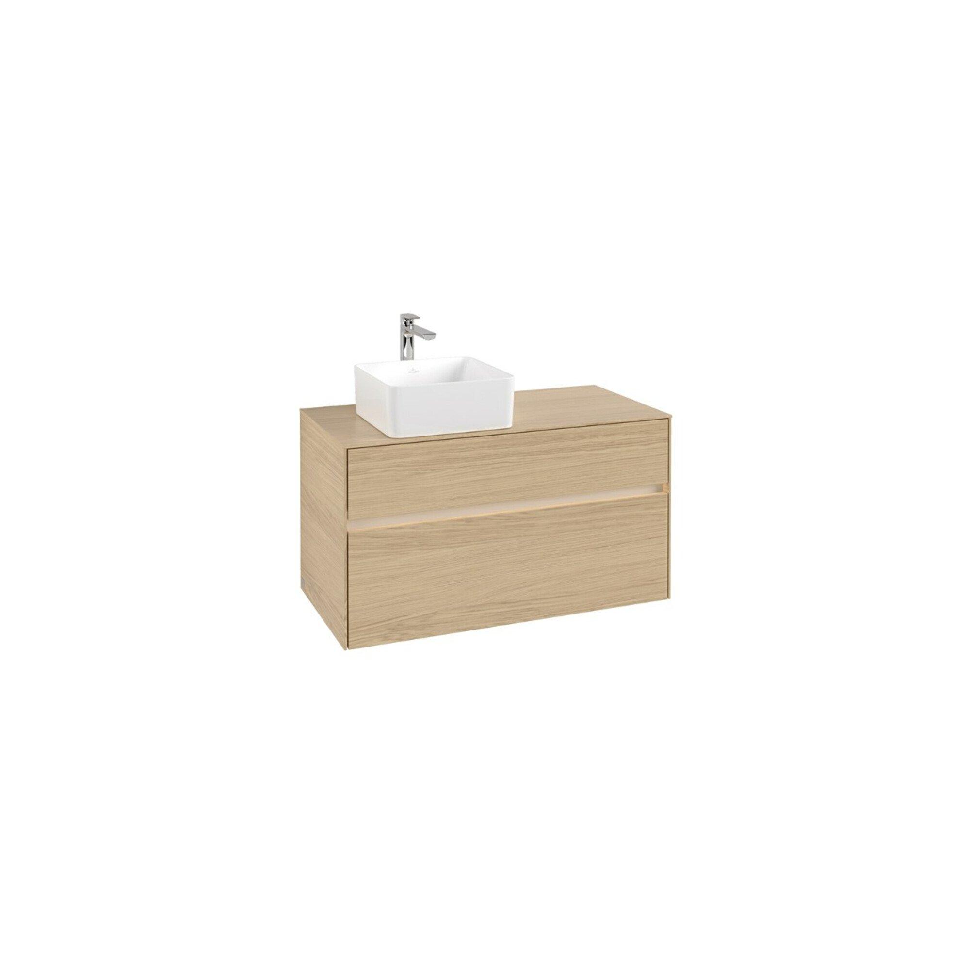 V&B Waschtischunterschrank Collaro 100X54,8X50Cm, Wt L, Led 7,3 W, Nord Oa ; Villeroy & Boch (C039B0VJ)