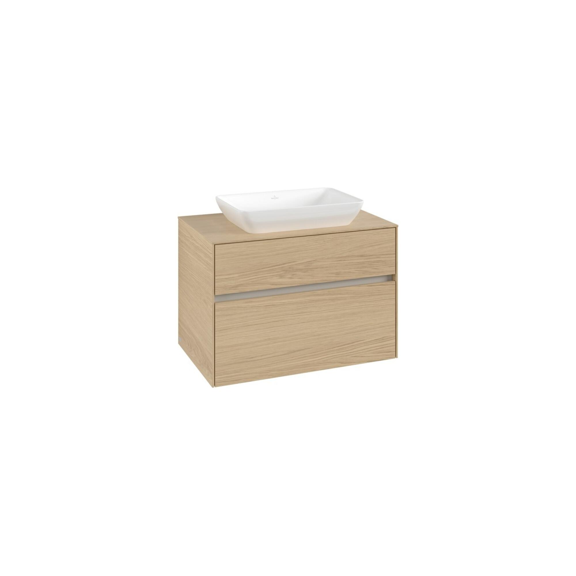 V&B Waschtischunterschrank Collaro 80X54,8X50Cm, Wt Mittig, Nordic Oak ; Villeroy & Boch (C10800VJ)