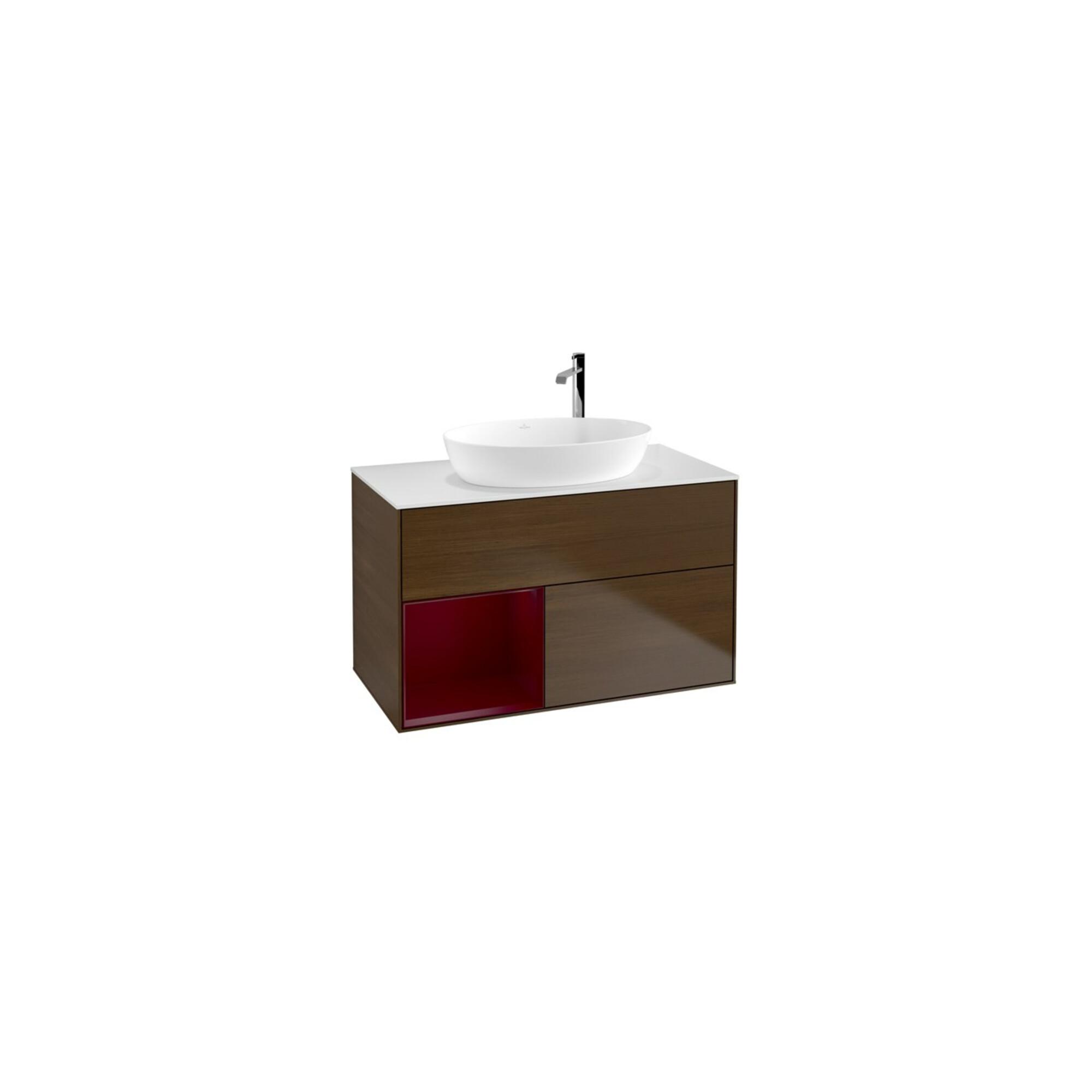 V&B Waschtischunterschrank Wandbeleuchtung Finion 100, Pl Wh. M, Reg Peo M Lac, Wal Ven ; Villeroy & Boch (G891HBGN)