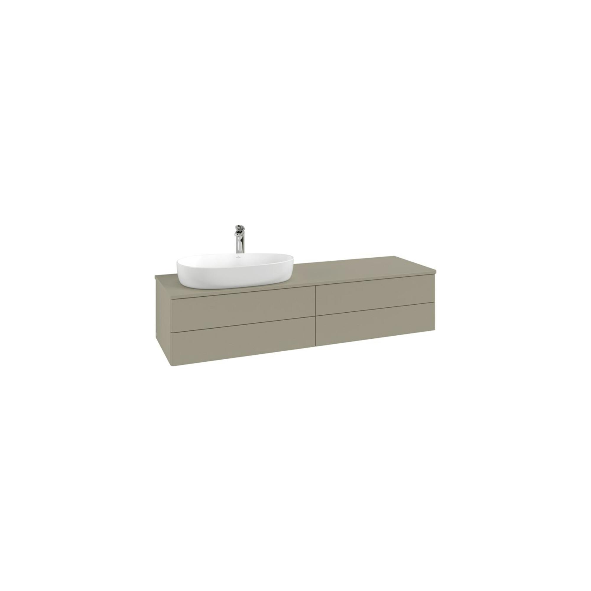 V&B Waschtischunterschrank Ohne Frontstruktur -Beleuchtung Antao 160X50Cm, Hl, Wbp-Farbe Lac, Bla M Lac ; Villeroy & Boch (L26050PD)