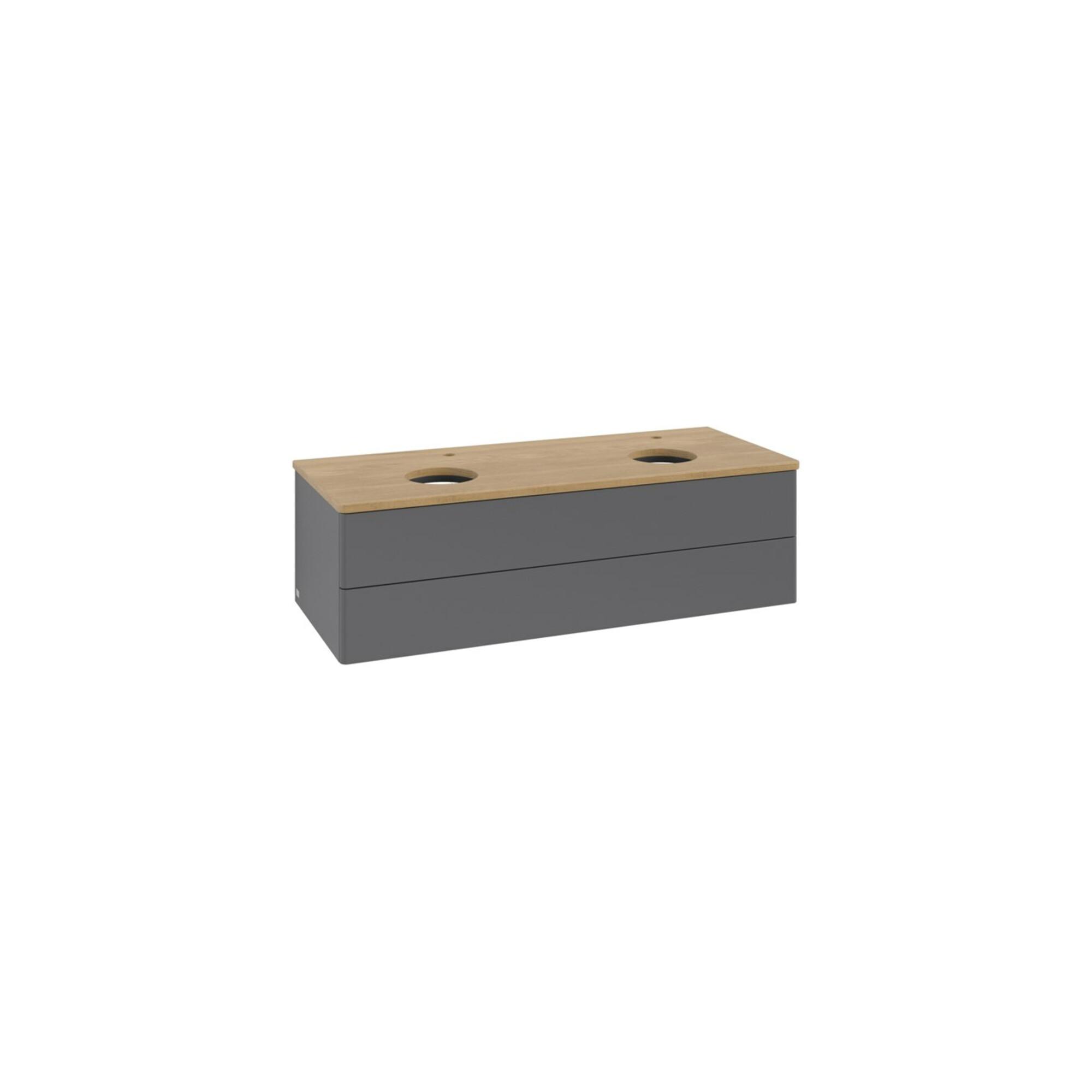 V&B Waschtischunterschrank Ohne Frontstruktur, Mit Beleuchtung Antao 120X36X50Cm, Hl, Wbp Hon. Oa, A M Lac ; Villeroy & Boch (L24051GK)