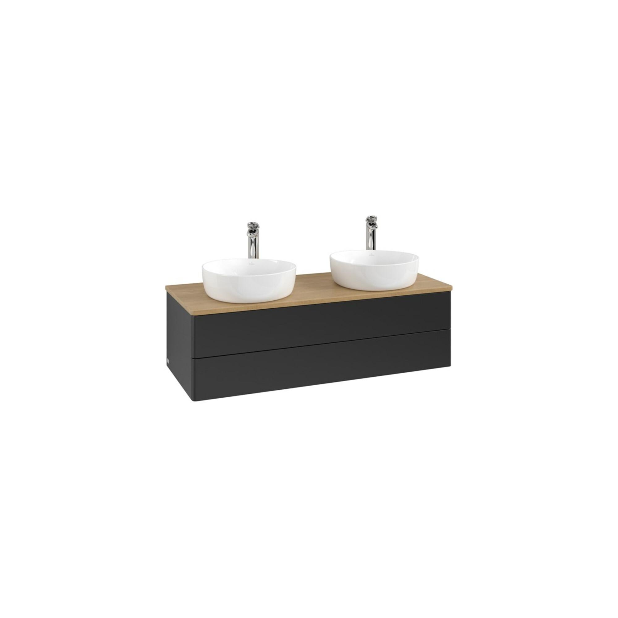 V&B Waschtischunterschrank Ohne Frontstruktur Antao 120X36X50Cm, Hl, WBP Hon. Oa, Bla M Lac ; Villeroy & Boch (K24051PD)