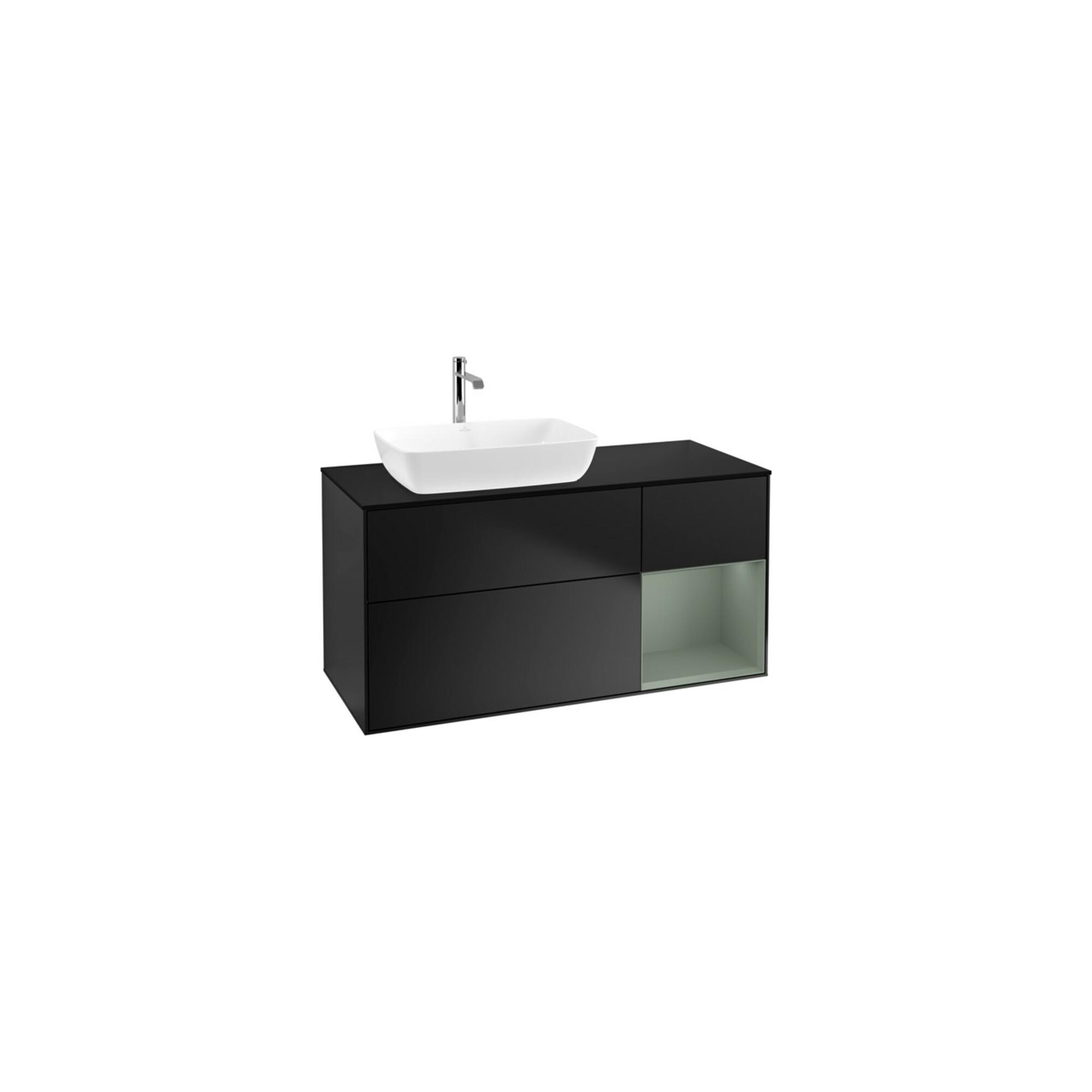V&B Waschtischunterschrank Wandbeleuchtung Finion 120Cm, Pl B M, Reg Oli. M Lac, Bla M Lac ; Villeroy & Boch (G812GMPD)