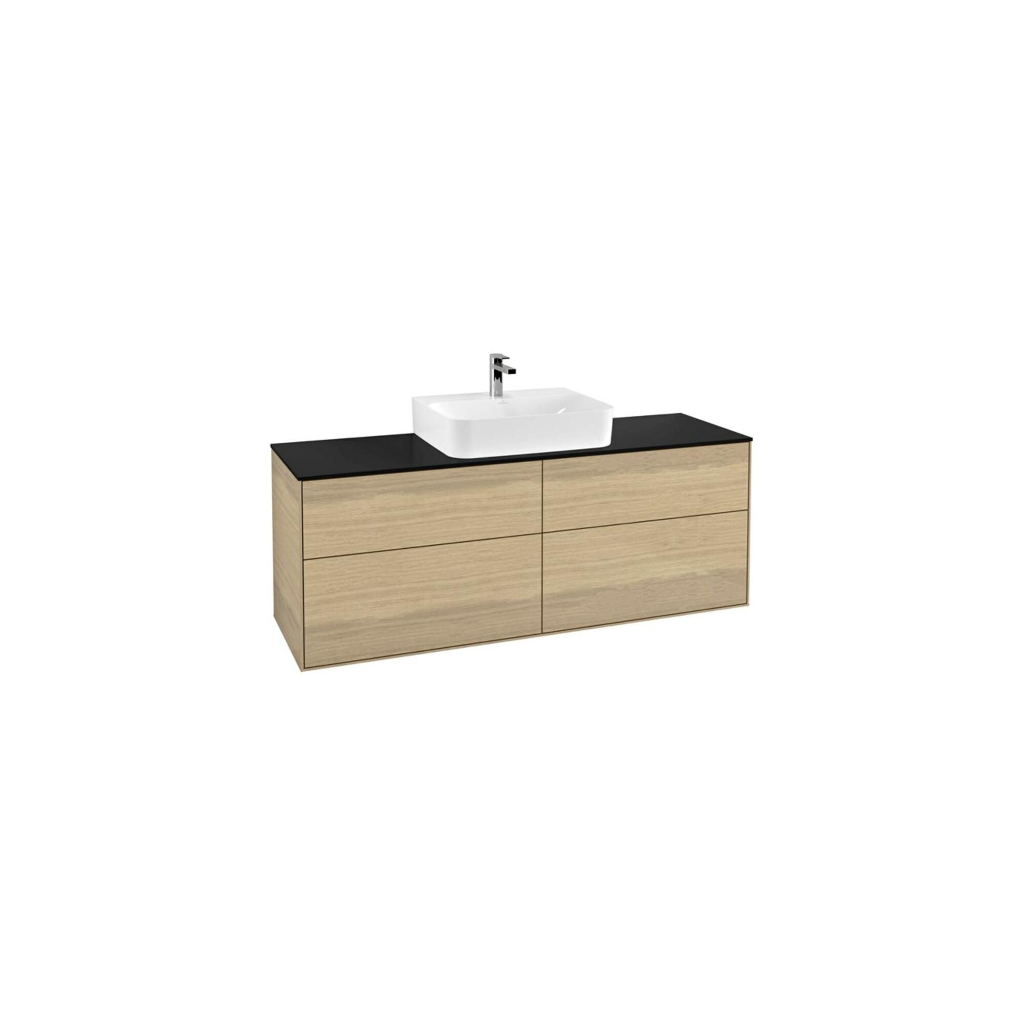 V&B Waschtischunterschrank Wandbeleuchtung Finion 160X60,3Cm, Abd.-Pl. Bla M, Oak Veneer ; Villeroy & Boch (G19200PC)