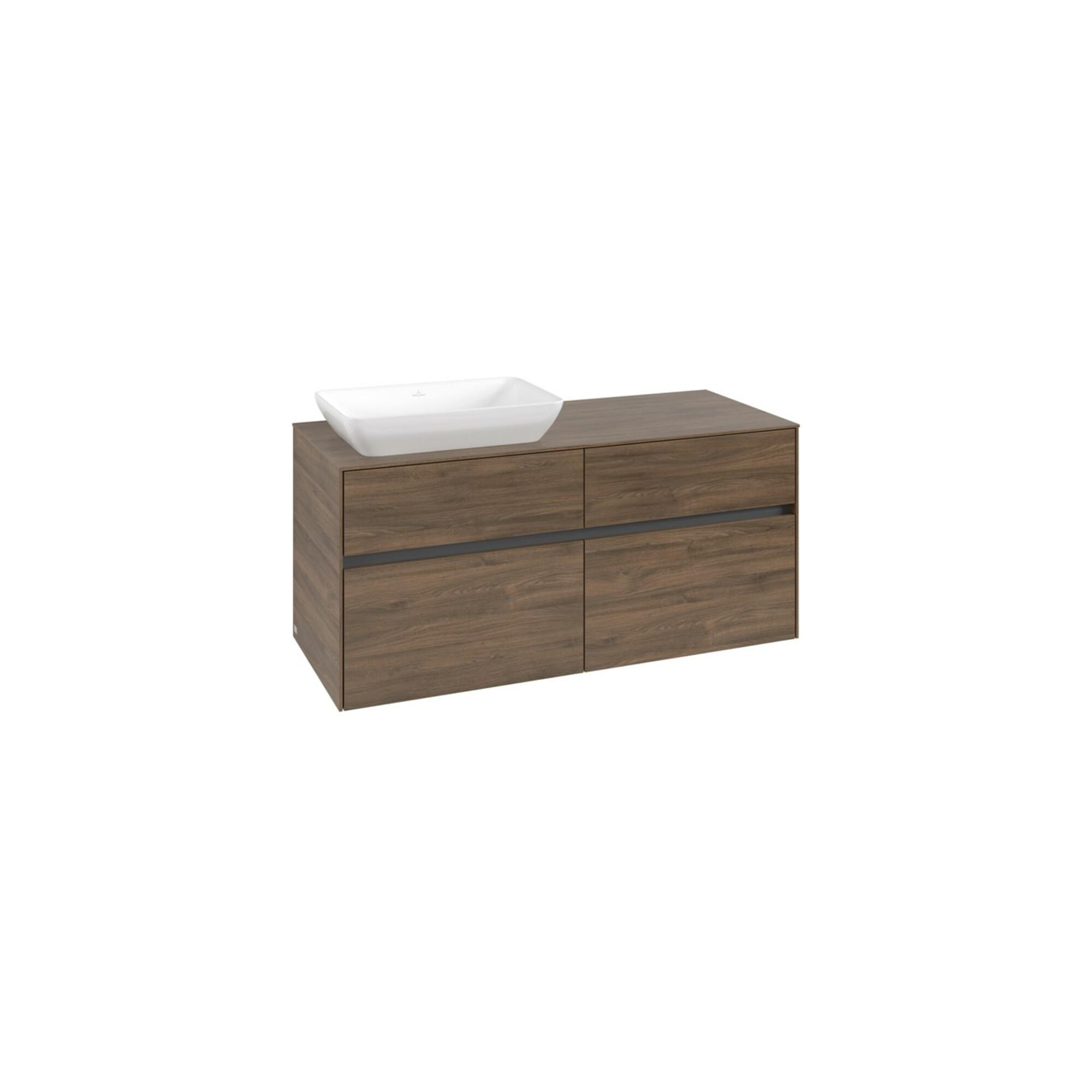 V&B Waschtischunterschrank Collaro 120X54,8X50Cm, WT Links, Arizona Oak ; Villeroy & Boch (C11300VH)
