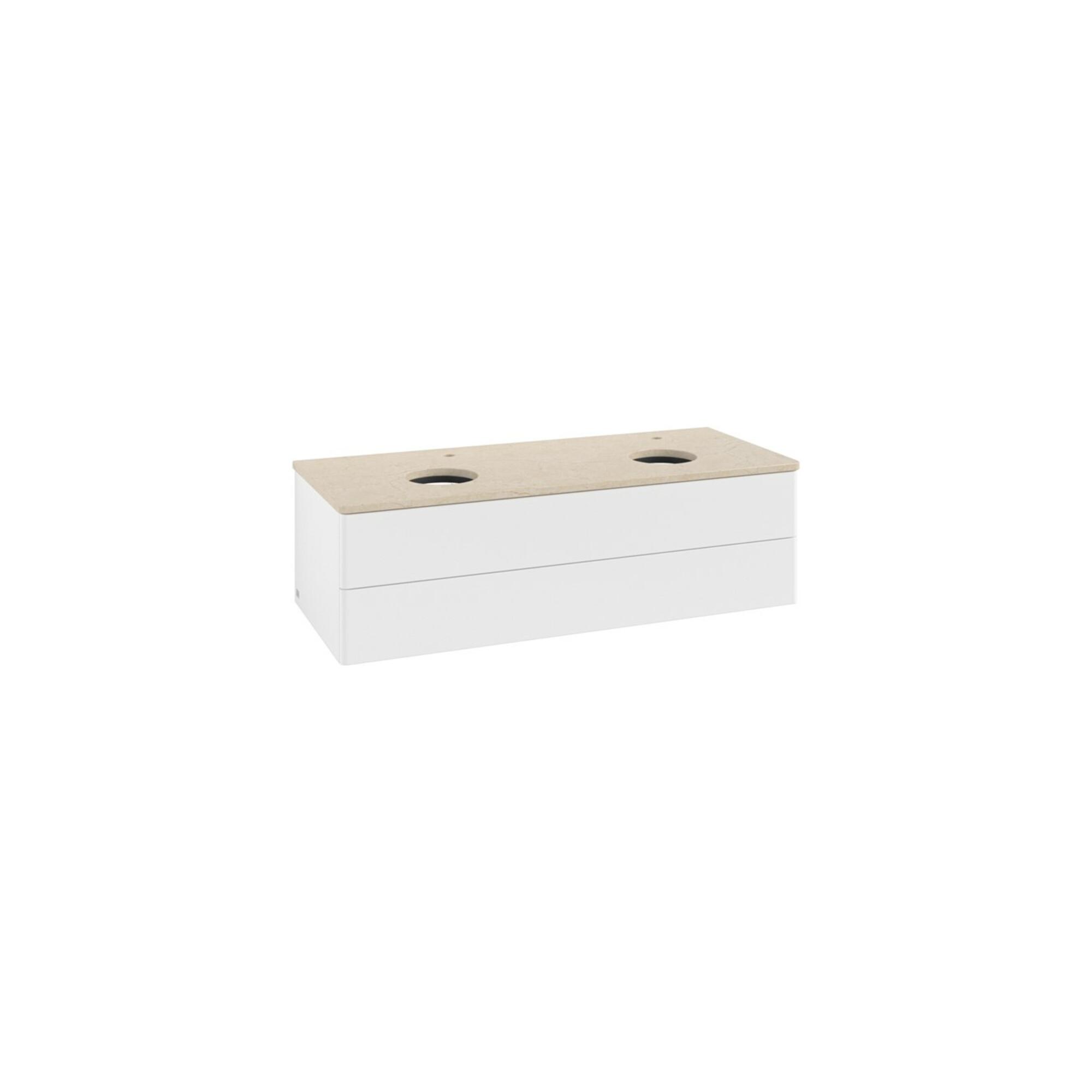 V&B Waschtischunterschrank Ohne Frontstruktur, Mit Beleuchtung Antao 120X36X50Cm, Hl, Wbp Botti., Wh. M Lac ; Villeroy & Boch (L24053MT)