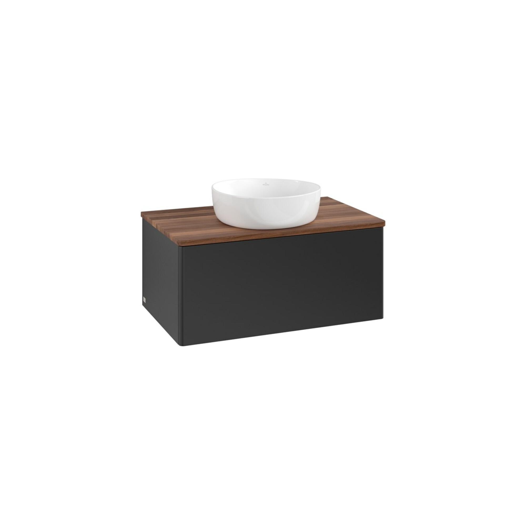 V&B Waschtischunterschrank Ohne Frontstruktur -Beleuchtung Antao 80X36X50Cm, Wbp-Farbe W. Wal, Bla M Lac ; Villeroy & Boch (L30012PD)
