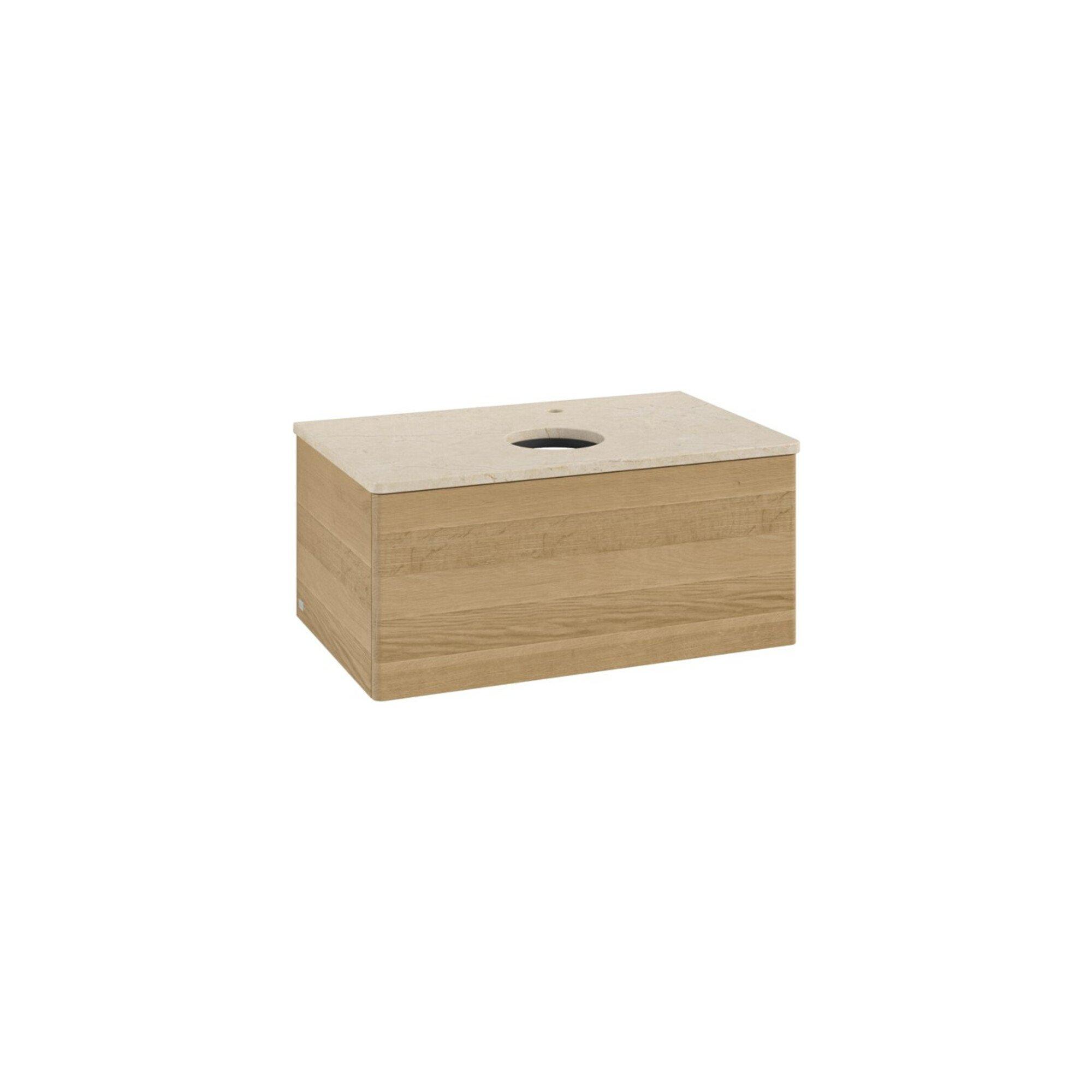 V&B Waschtischunterschrank Ohne Frontstruktur -Beleuchtung Antao 80X36X50Cm, Hl, Wbp Botti., Hon. Oa ; Villeroy & Boch (L30053HN)