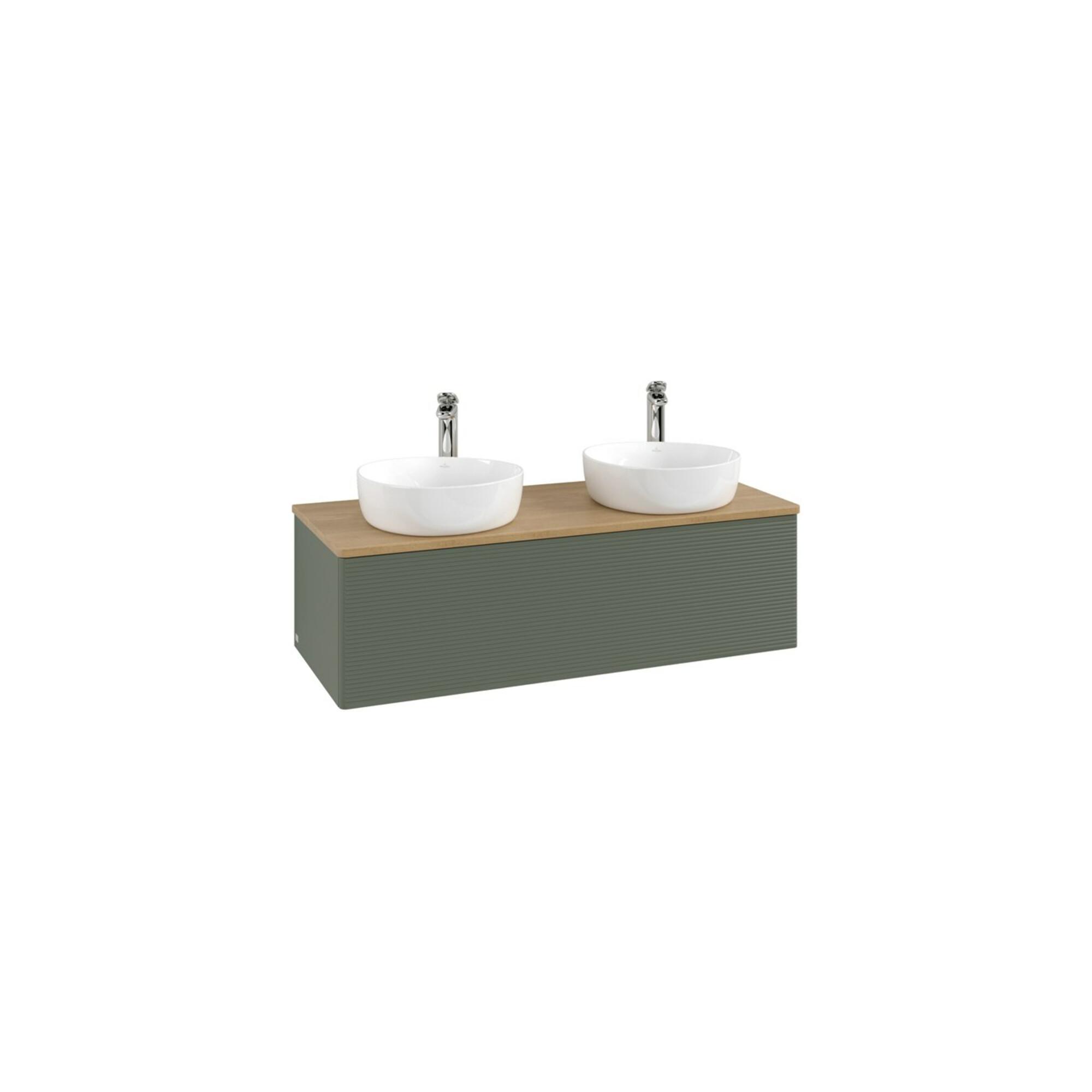 V&B Waschtischunterschrank Mit Frontstruktur, Mit Beleuchtung Antao 120X36X50Cm, Hl, Wbp Hon. Oa, Le G. M La ; Villeroy & Boch (L35151HL)