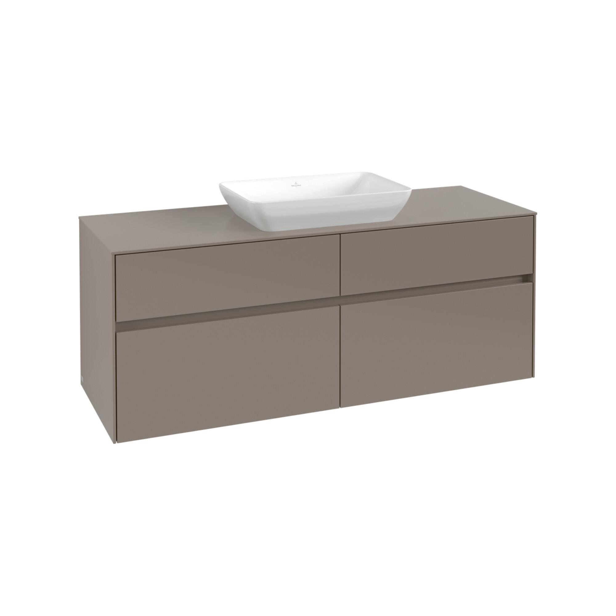 V&B Waschtischunterschrank Collaro 140X54,8X50Cm, F Wt Mit, Cashmere Grey ; Villeroy & Boch (C11600VN)