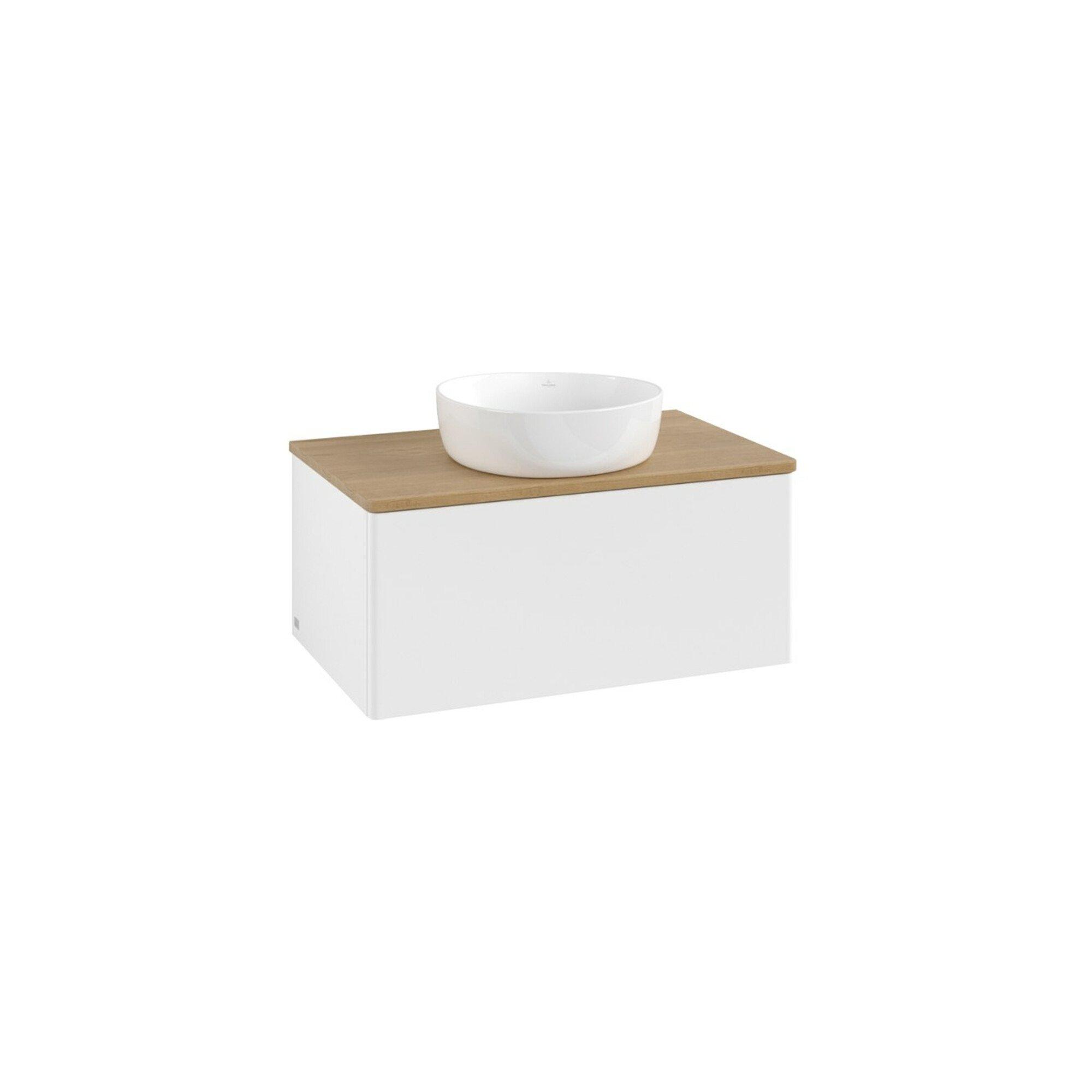 V&B Waschtischunterschrank Ohne Frontstruktur -Beleuchtung Antao 80X36X50Cm, Wbp-Farbe Hon. Oa, Wh. M Lac ; Villeroy & Boch (L30011MT)