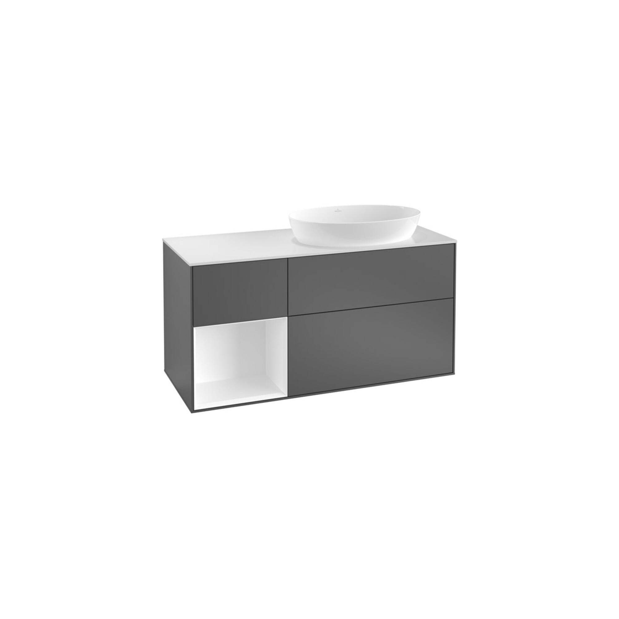 V&B Waschtischunterschrank Wandbeleuchtung Finion 120Cm, Pl Wh. M, Reg Si Gr M Lac, Peo M ; Villeroy & Boch (GA41HJHB)