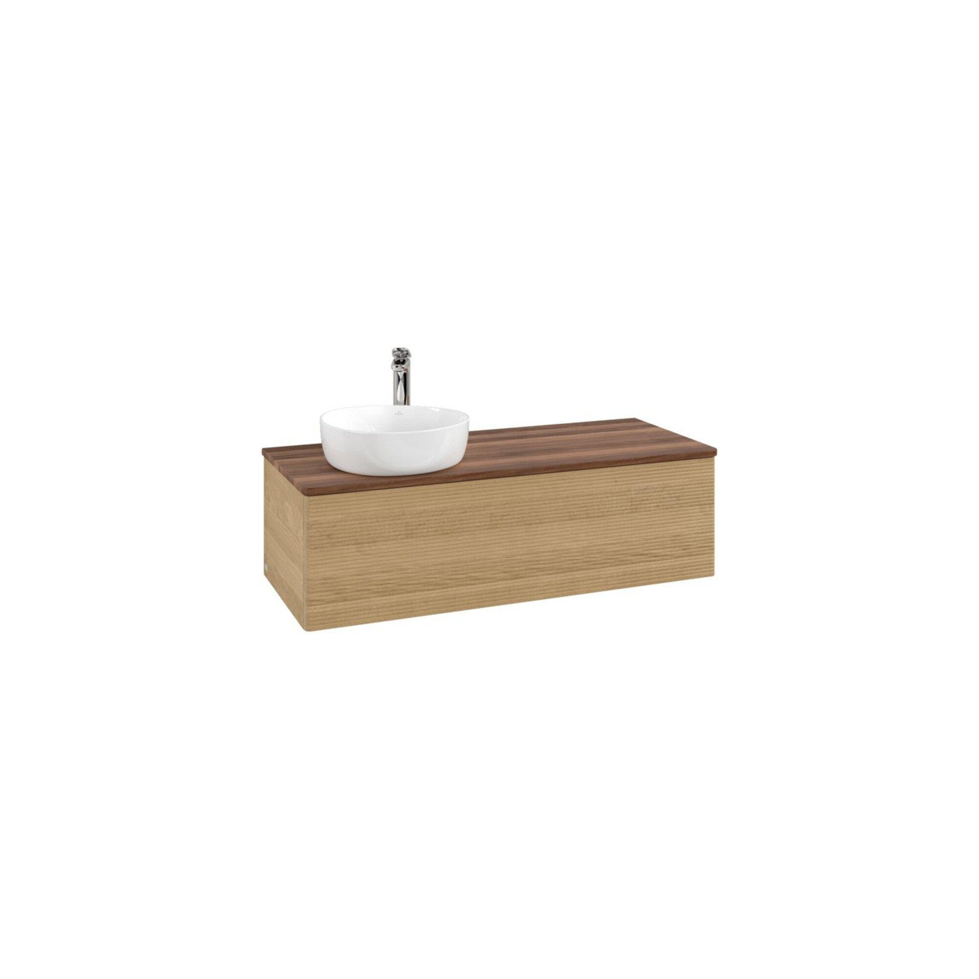 V&B Waschtischunterschrank Mit Frontstruktur Antao 120X36X50Cm, Hl, Wbp W. Wal, Hon. Oa ; Villeroy & Boch (K33152HN)
