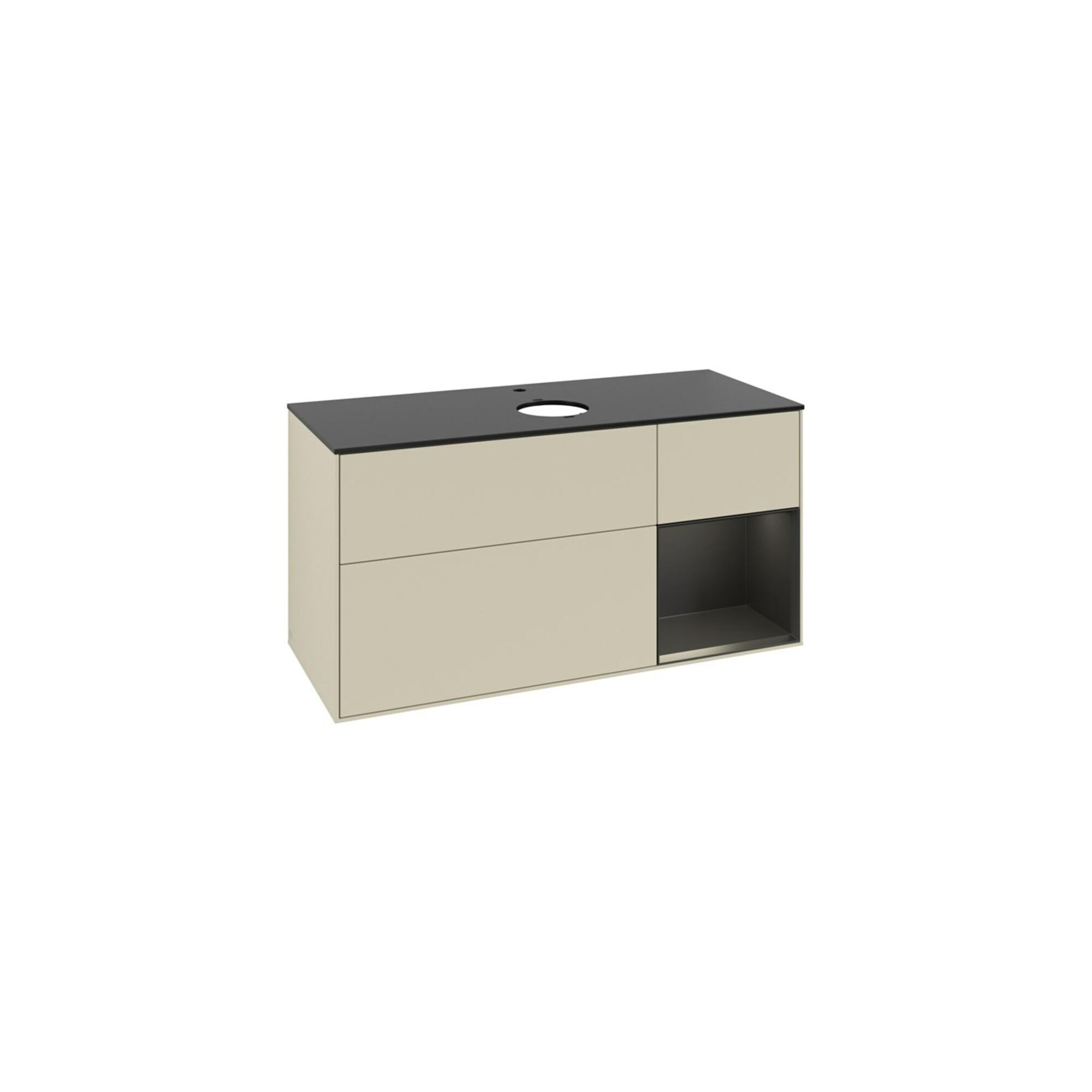 V&B Waschtischunterschrank Finion 120Cm, Pl B M, Rg Bla M Lac, Si Gr M Lac ; Villeroy & Boch (F832PDHJ)