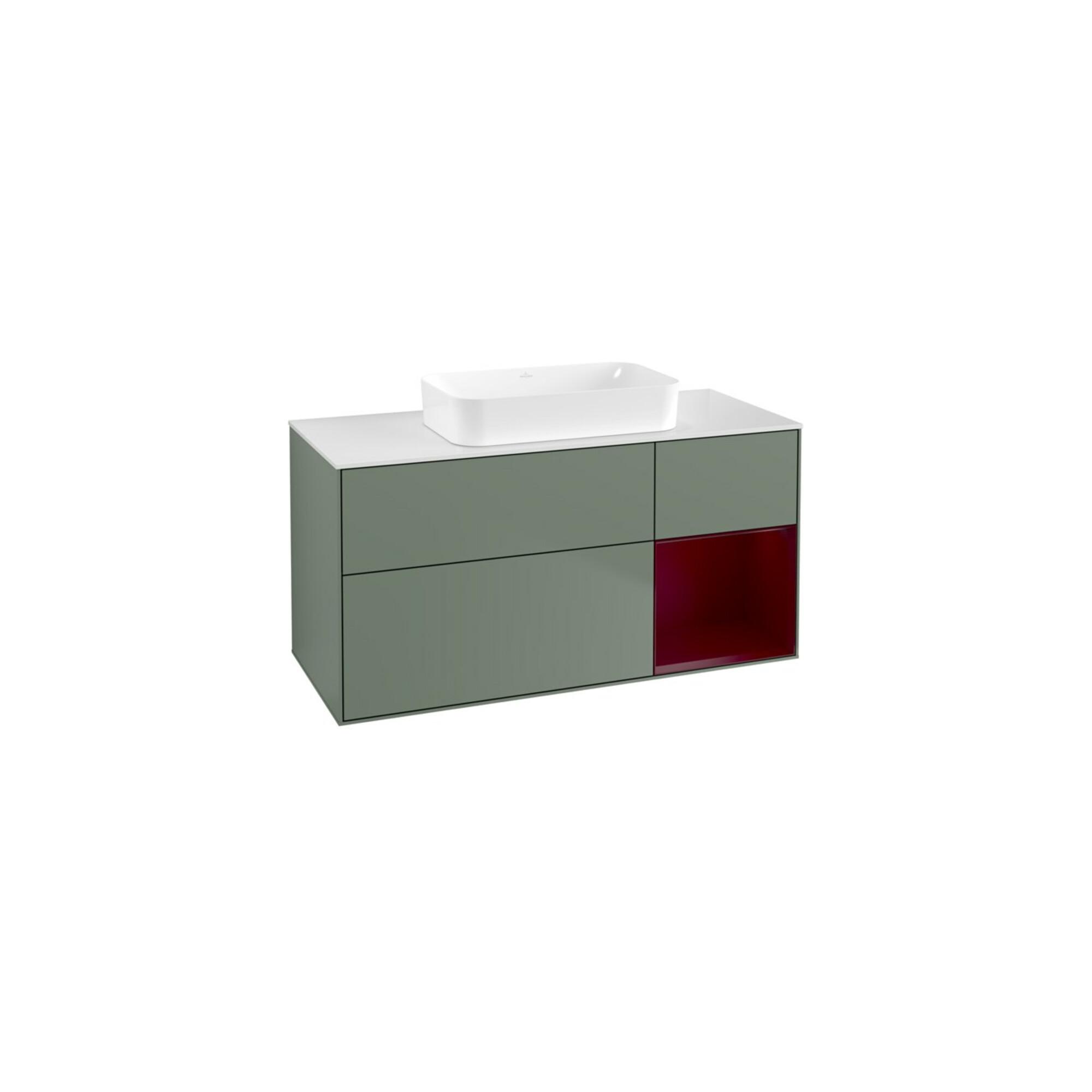 V&B Waschtischunterschrank Finion 120X60 Cm, Reg Re Peo, Oli. Matt Lacquer ; Villeroy & Boch (F711HBGM)