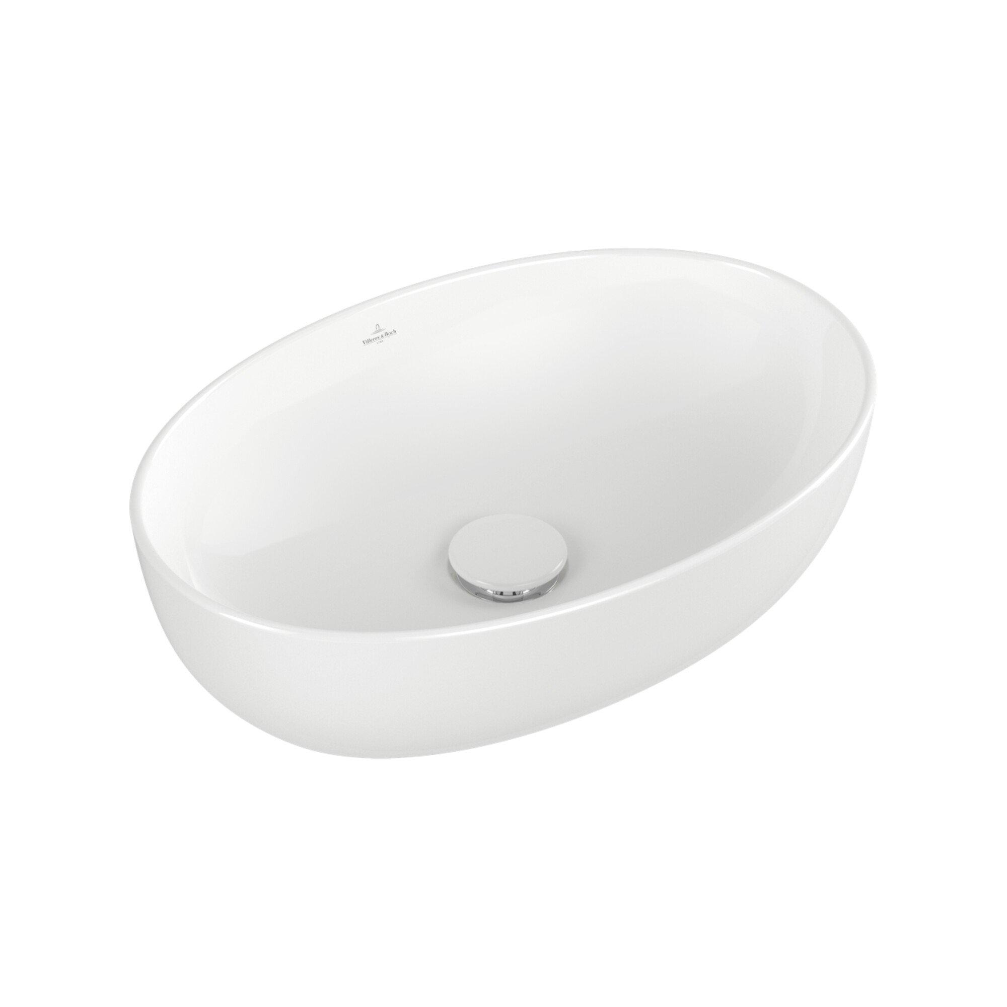 V&B Aufsatzwaschtisch Artis 48,5X32,5Cm, Ov., O Hlb, O ÜL, Sage Gre. ; Villeroy & Boch (438848BCS8)
