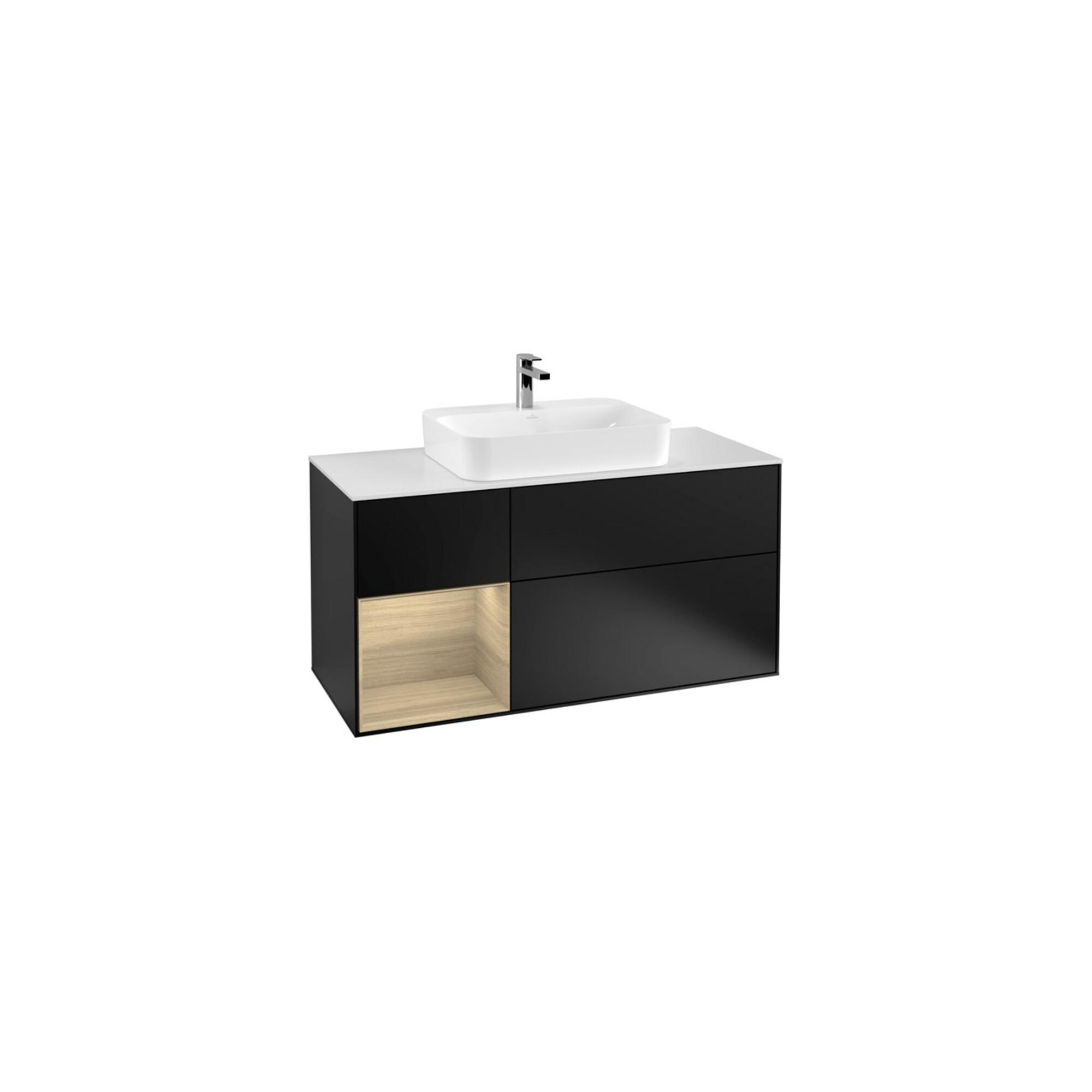 V&B Waschtischunterschrank Wandbeleuchtung Finion 120Cm, Pl W M, Reg Li Oa Ven, Bla M Lac ; Villeroy & Boch (G411PCPD)